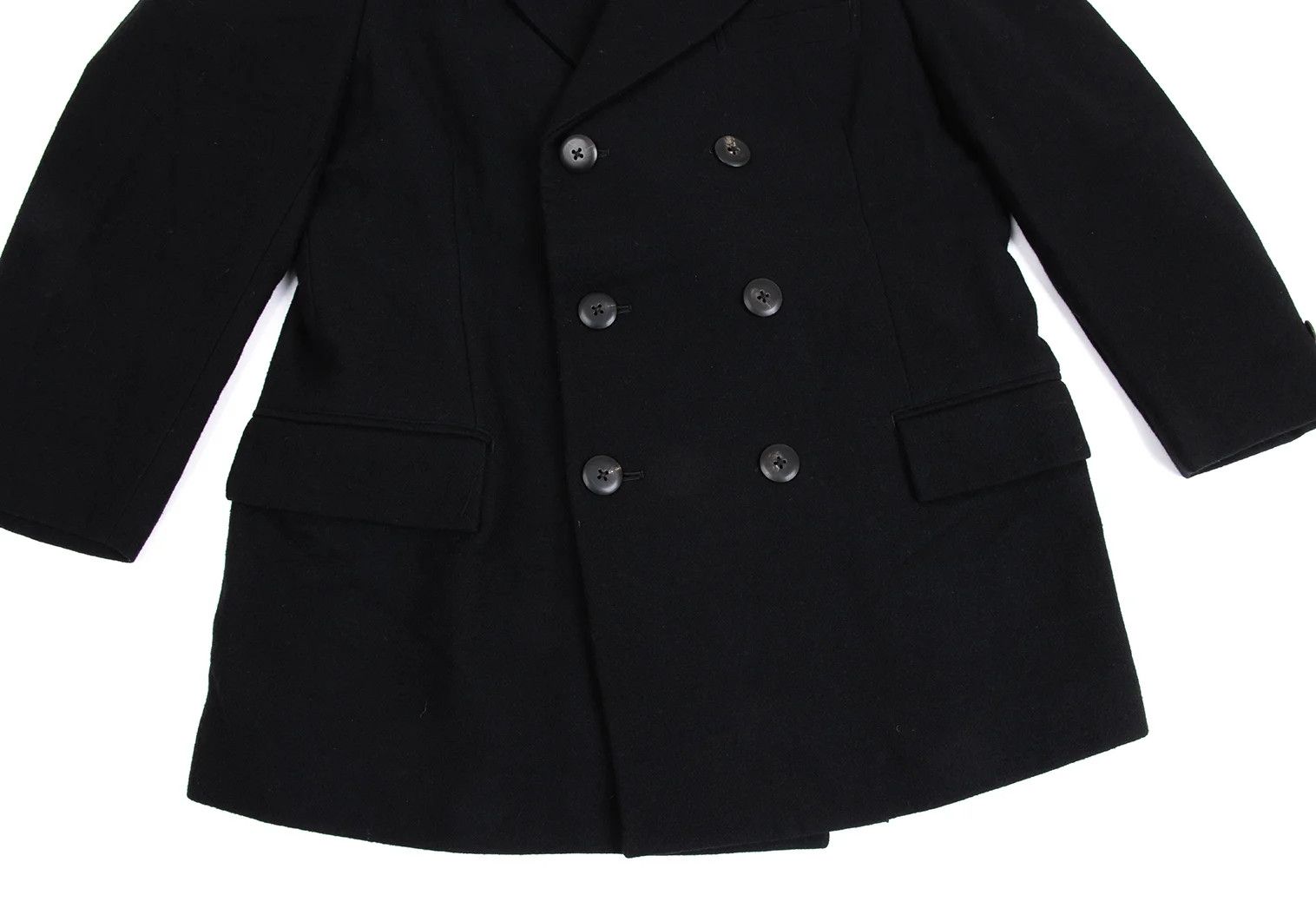 Yohji Yamamoto Yohji Yamamoto Felt Wool Double Jacket Size US S / EU 44-46 / 1 - 10 Thumbnail