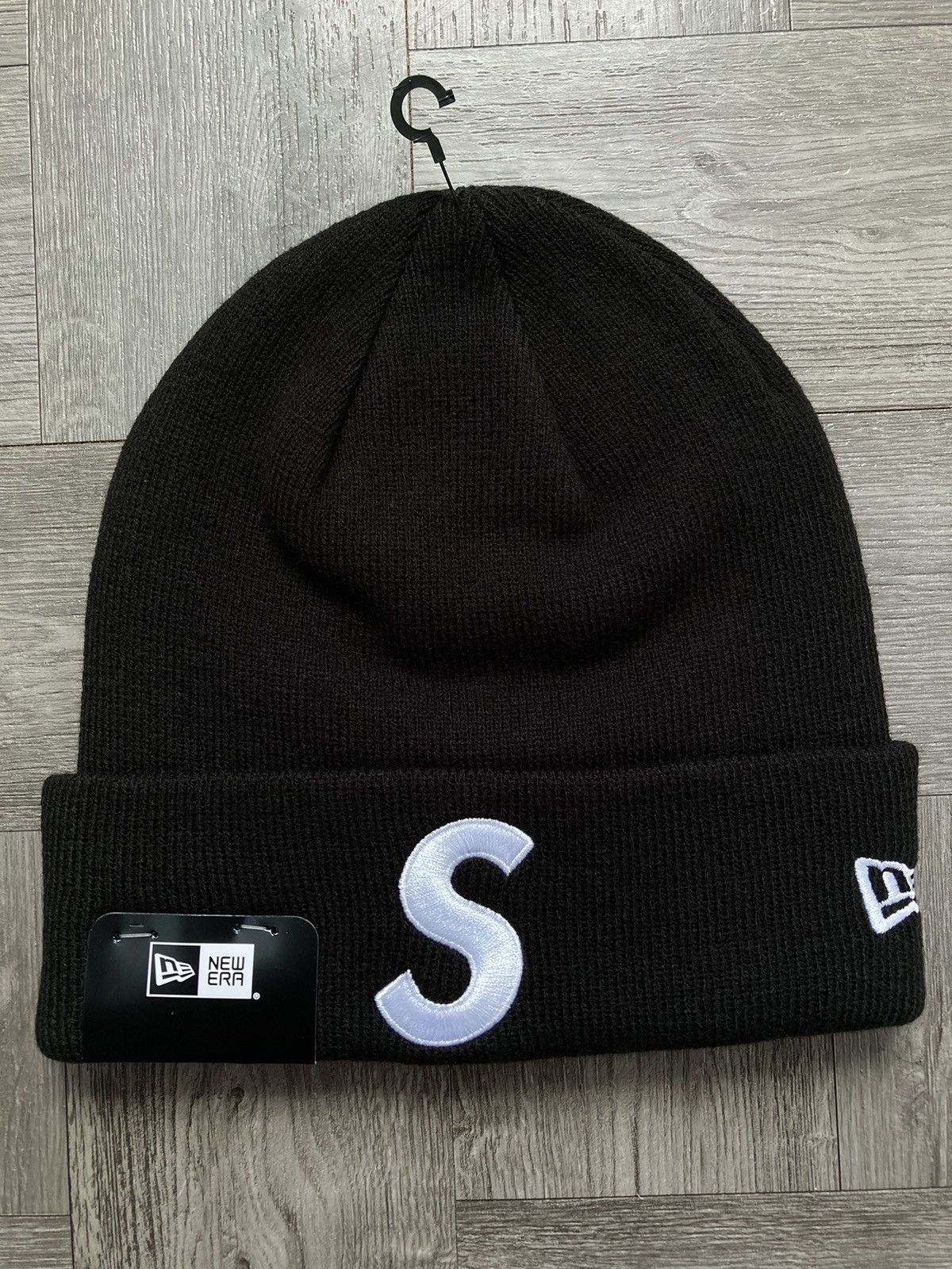 Supreme x New Era Box Logo Beanie 'Black' Men's Size Onesize