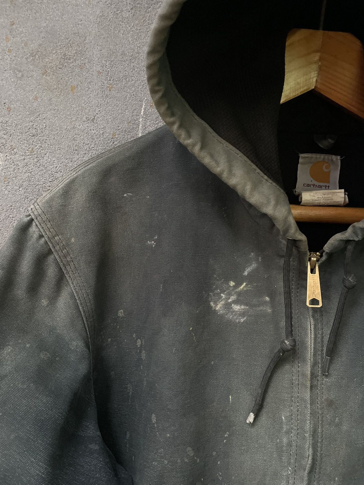 Carhartt Carhartt Active Jacket 90’s Distressed Faded Boxy Fit RARE Size US M / EU 48-50 / 2 - 11 Thumbnail
