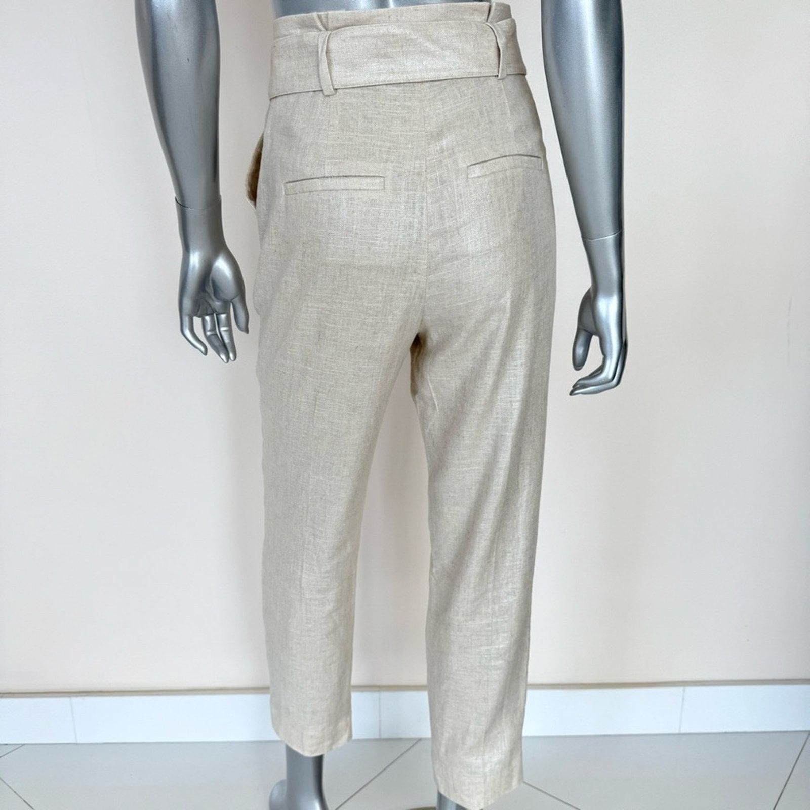 Veronica Beard NEW! Veronica Beard women linen ankle pants size 0 Authentic Size 25" / US 0 / IT 36 - 3 Thumbnail