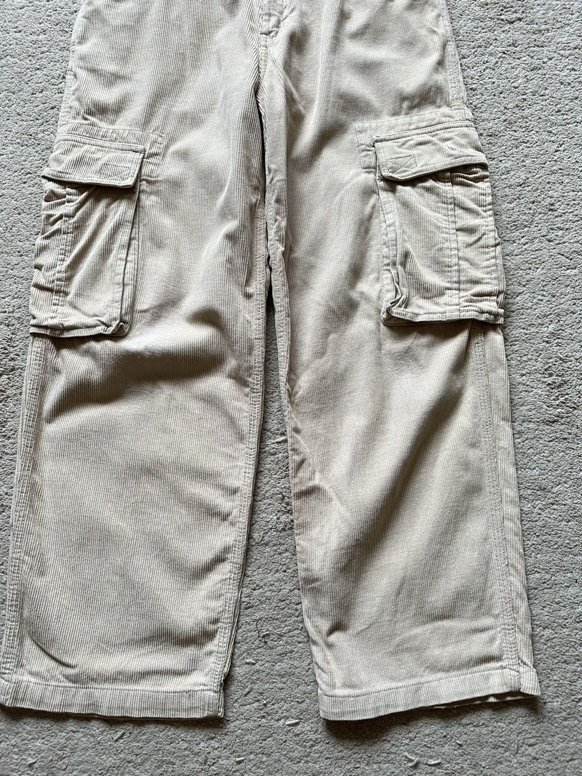 Quiksilver 1990s Quiksilver Corduroy Baggy Cargo Pant Size US 32 / EU 48 - 3 Thumbnail