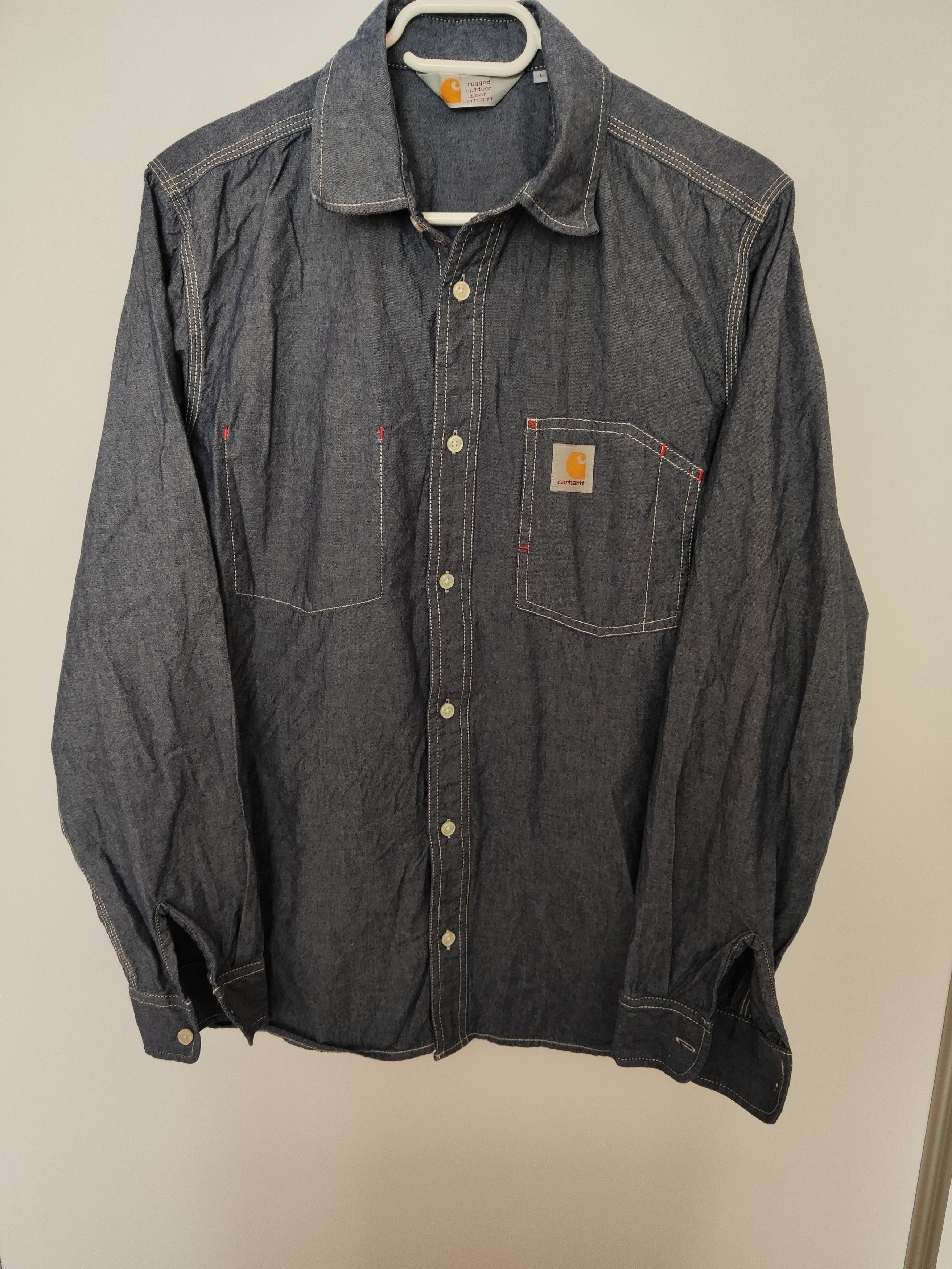Carhartt Carhartt Rugged Flex Work Shirt - Dark Denim Size US M / EU 48-50 / 2 - 2 Thumbnail