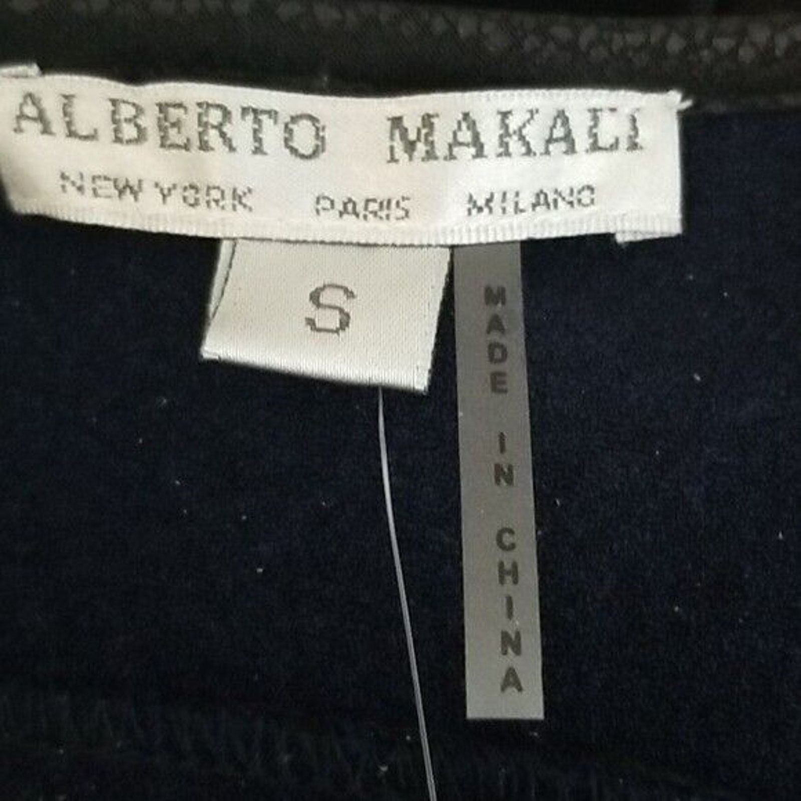 Alberto Alberto Makali Perforated Top S Whisygoth Artsy Asym Topper Size S / US 4 / IT 40 - 5 Thumbnail