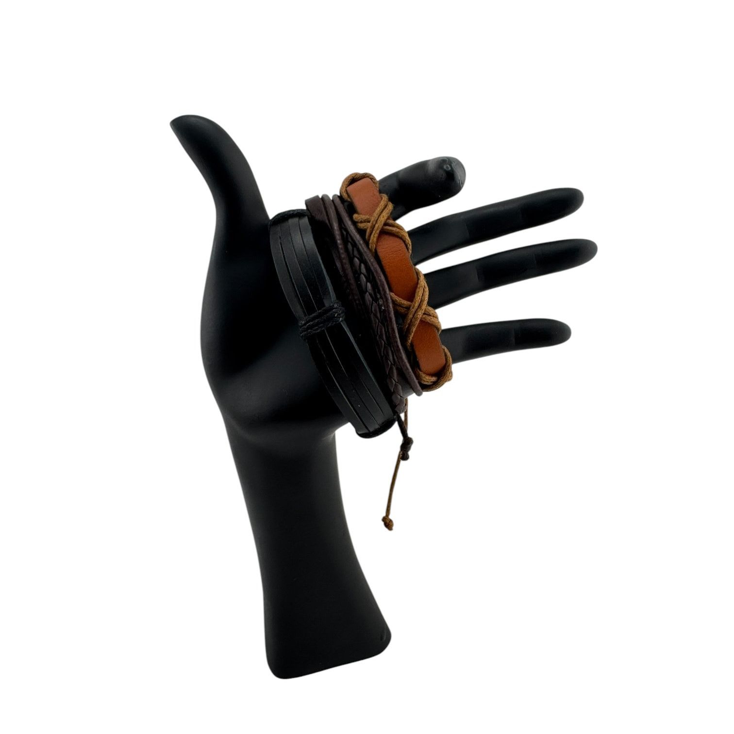 Other Triple Threat Leather Cuffs For Mischief Makers & Daydreamer Size ONE SIZE - 3 Thumbnail