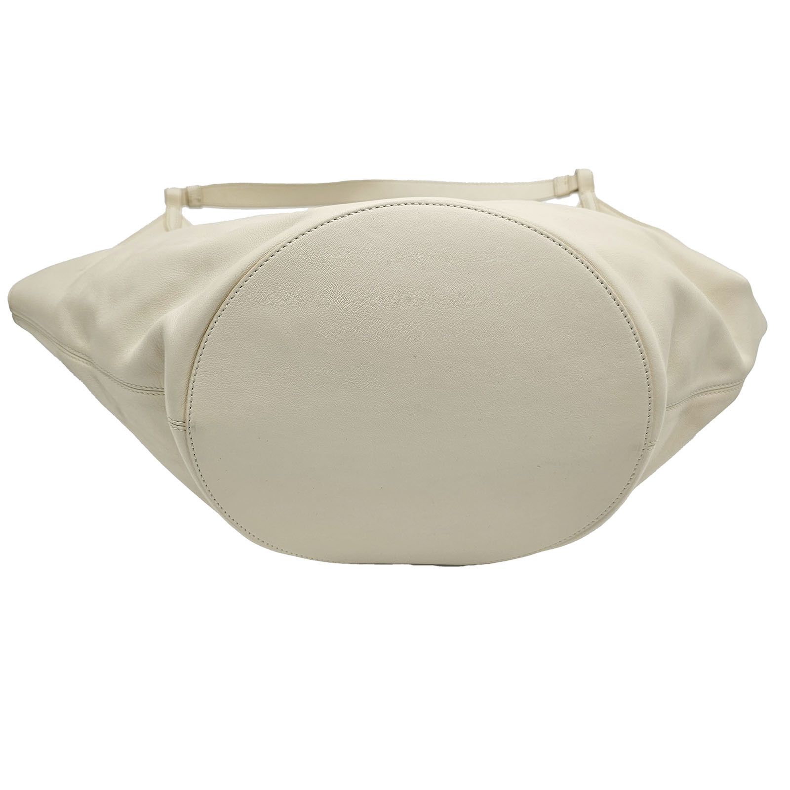 KHAITE KHAITE Lotus Large Tote Ivory Smooth Calfskin Leather Size ONE SIZE - 8 Thumbnail