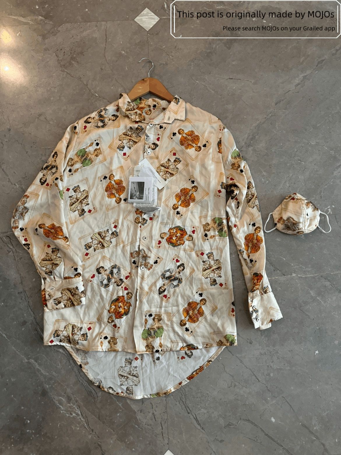 Geoffrey B. Small Geoffrey B.Small Silk Poker Print Shirt Size US XS / EU 42 / 0 - 2 Thumbnail