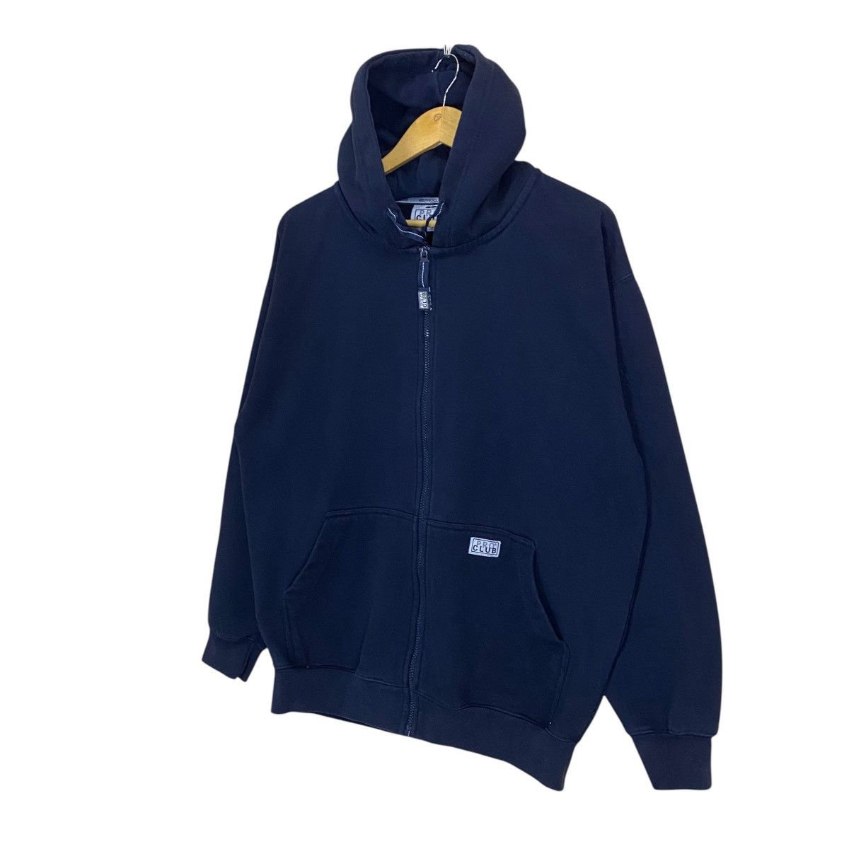 Pro Player Vintage 90’s Pro Club Plain Zipper Hoodie Size US L / EU 52-54 / 3 - 3 Thumbnail
