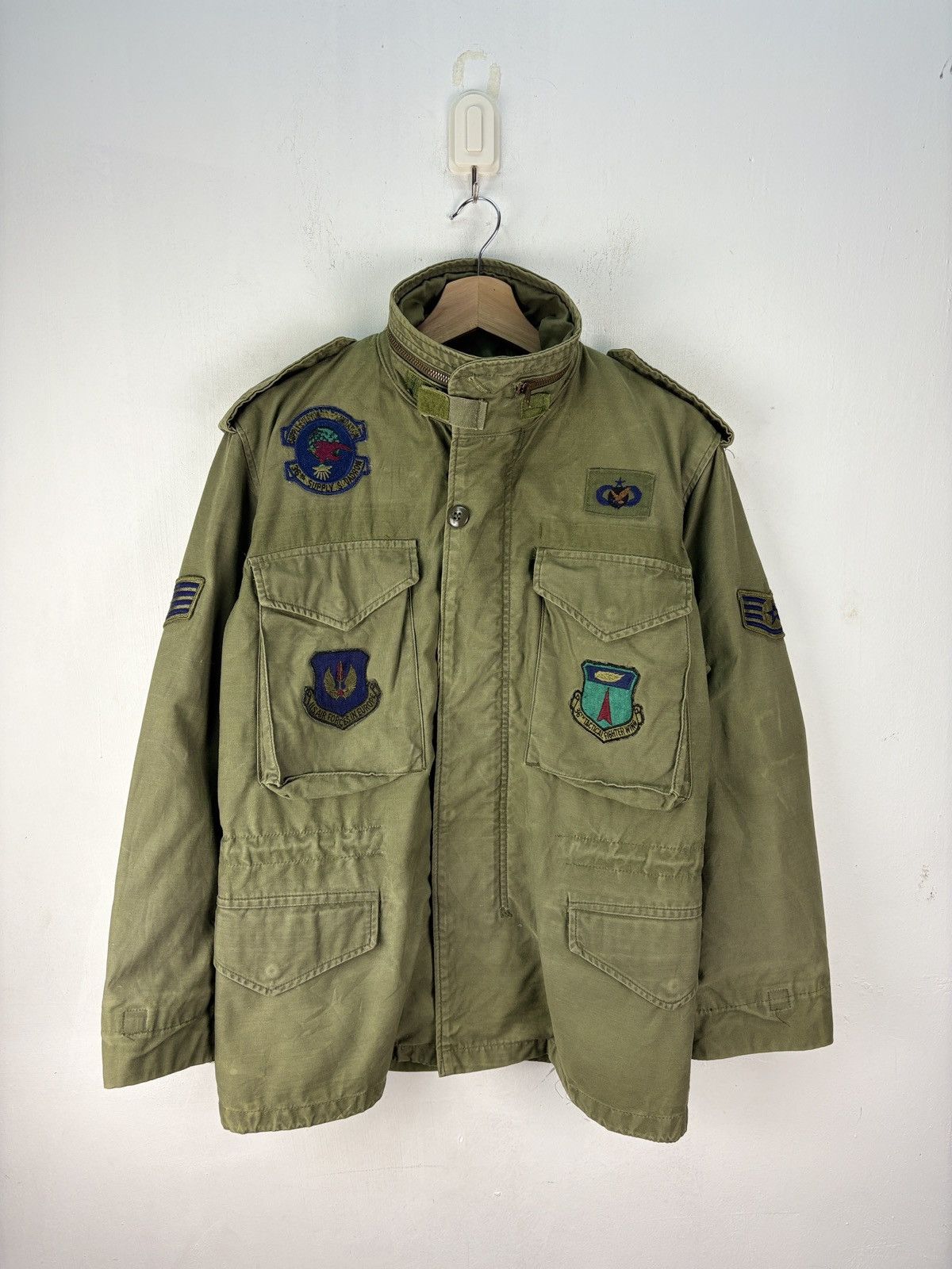 Vintage Vintage 70s 80s OG US Air Force Field Jacket HBT Size US S / EU 44-46 / 1 - 4 Thumbnail