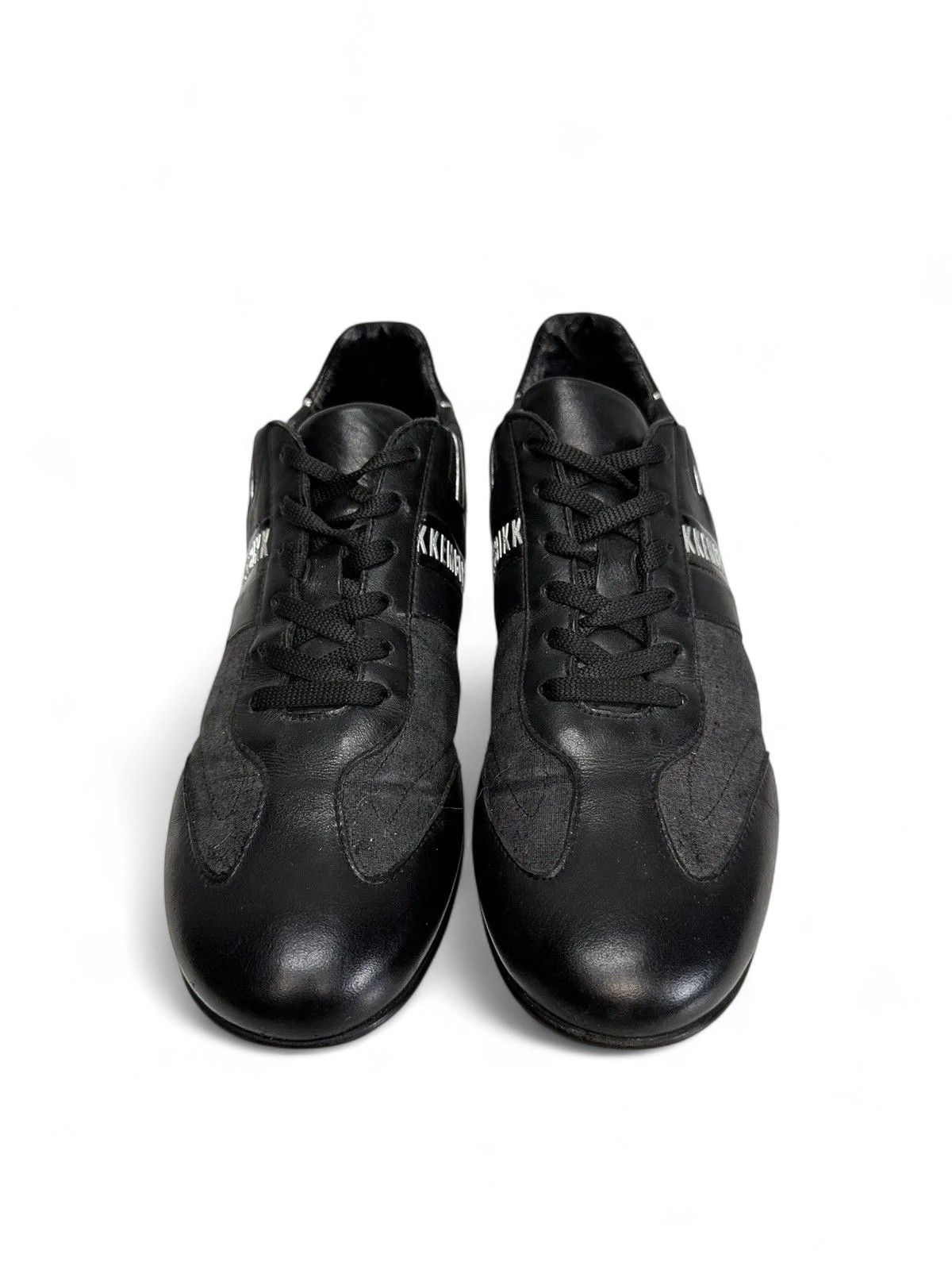 Dirk Bikkembergs Bikkembergs black leather sneakers vintage y2k sport style Size US 7 / EU 40 - 5 Thumbnail