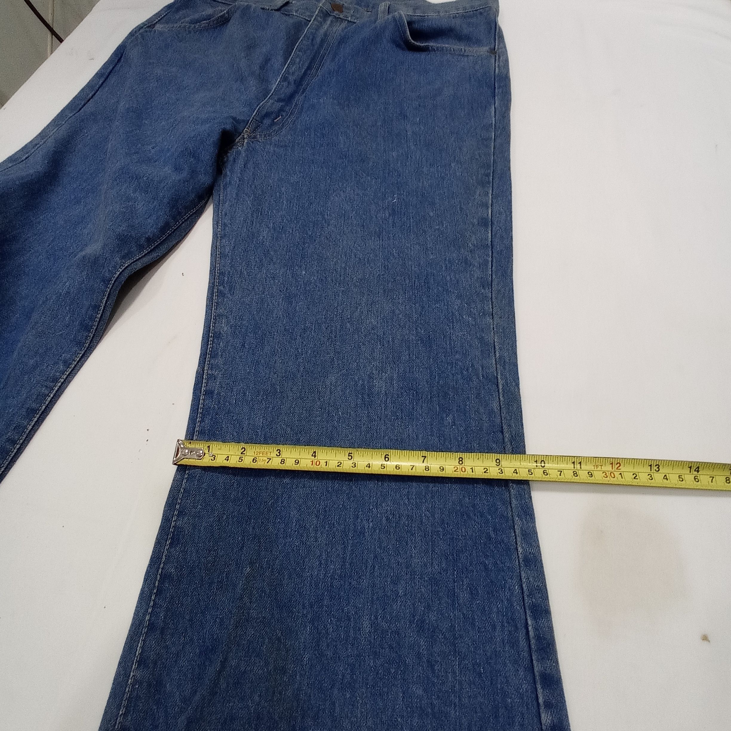 Big John 🔥Vintage Big John Flare Jeans Pants Size US 35 - 21 Thumbnail