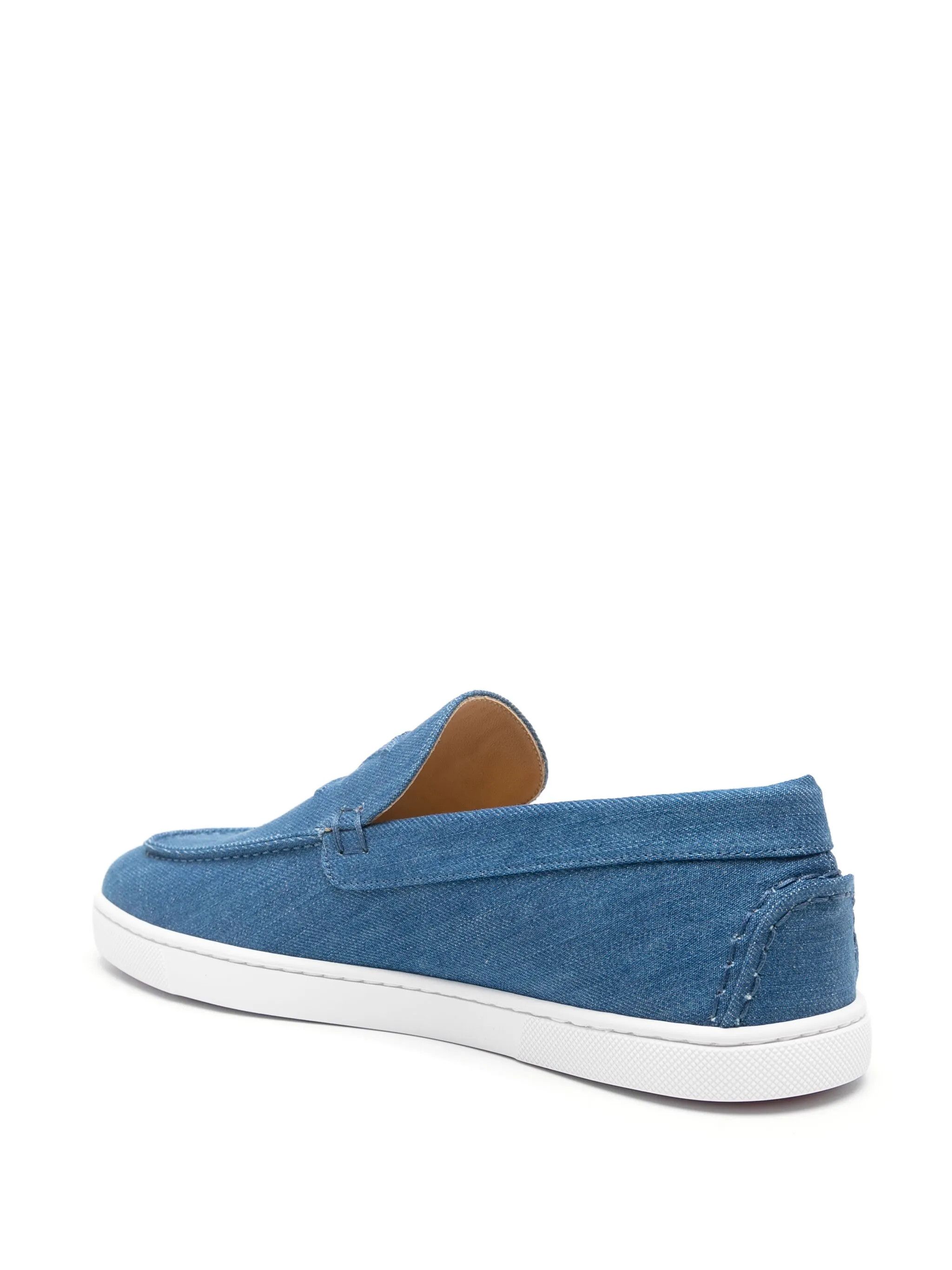 Christian Louboutin o1s1wg111025 Loafers in Blue Size US 7 / EU 40 - 4 Thumbnail