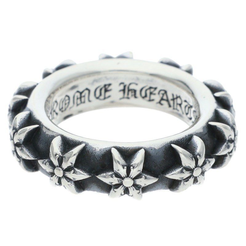 Chrome Hearts Chrome Hearts STAR BAND Silver Ring Size ONE SIZE Size ONE SIZE - 1 Thumbnail