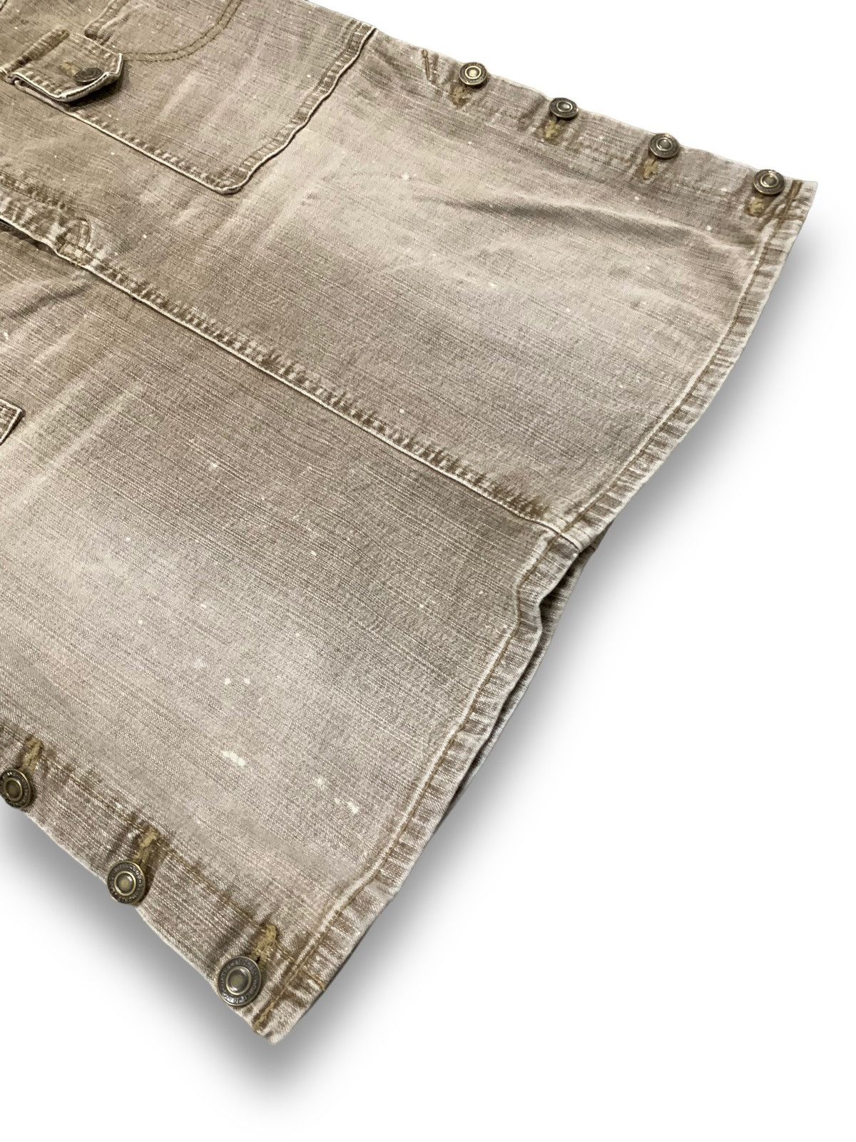 Japanese Brand Vintage Japanese Brand Washed Denim Mini Skirt Jeans Size 29" - 9 Thumbnail