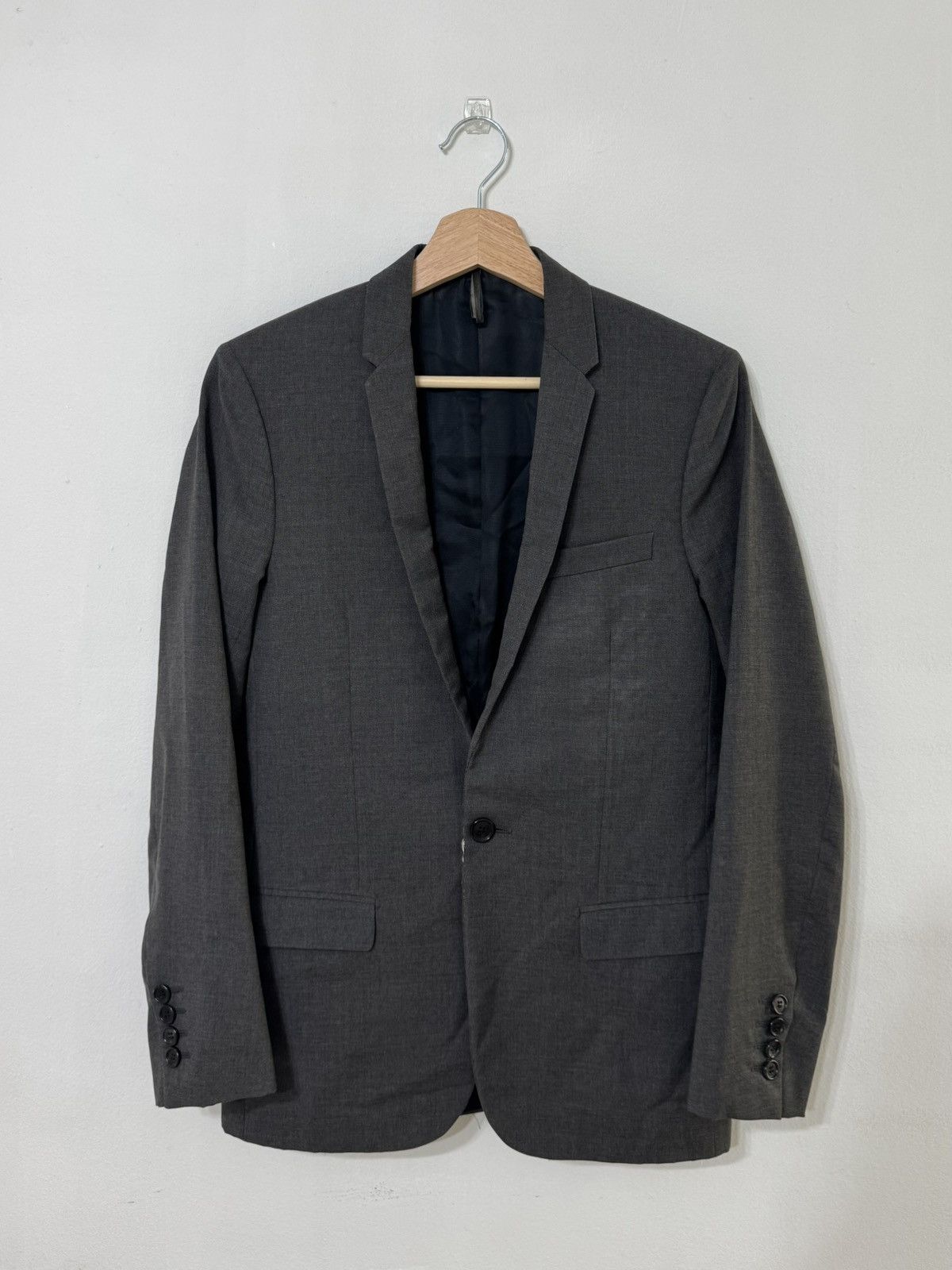 Dior Dior Homme 2007 Hedi Slimane Grey Blazer Size 44R - 1 Thumbnail