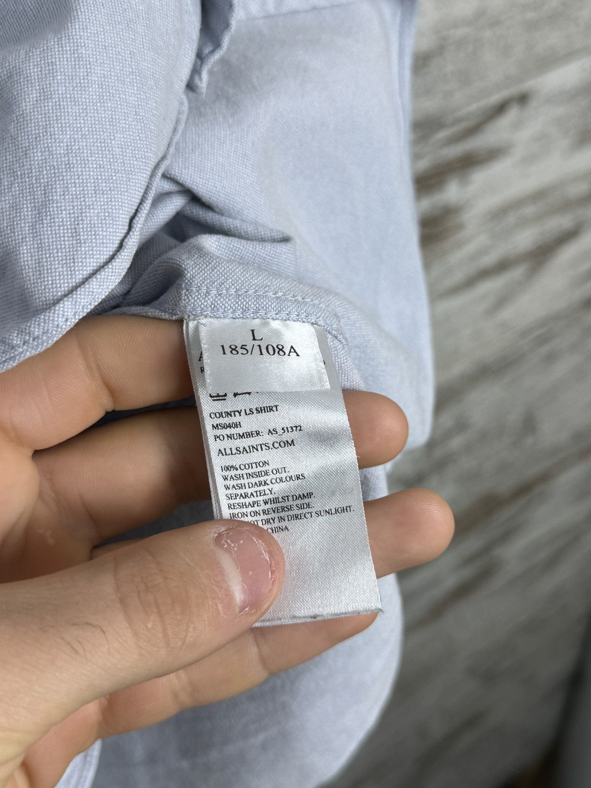 Allsaints Mens Vintage AllSaints COUNTY LS SHIRT button up Japanese Size US L / EU 52-54 / 3 - 12 Thumbnail