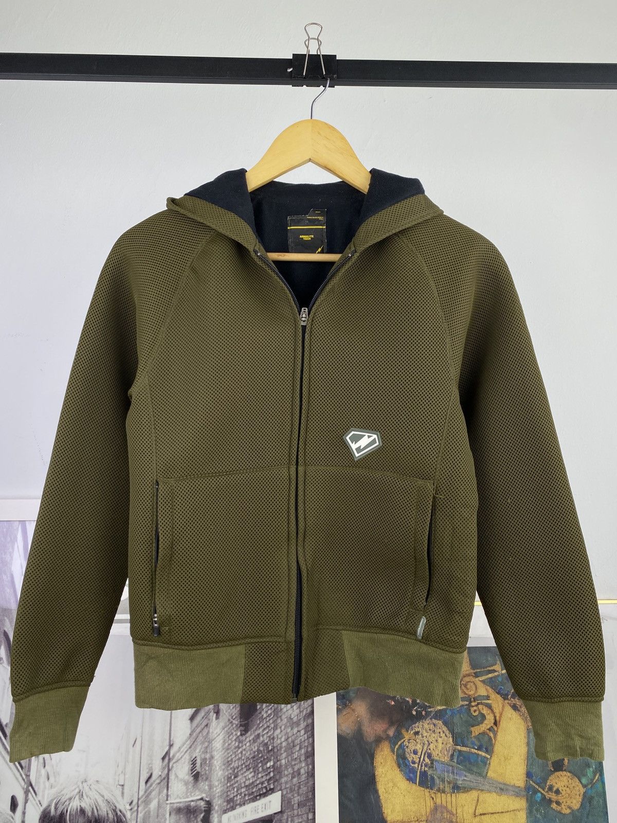 Wtaps Armalite Tech Zipper Hoodie Green Size XS