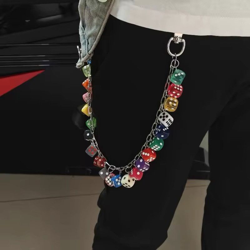Japanese Brand × Jewelry Lucky Colorful Dice Pants Chain Size ONE SIZE - 1 Thumbnail