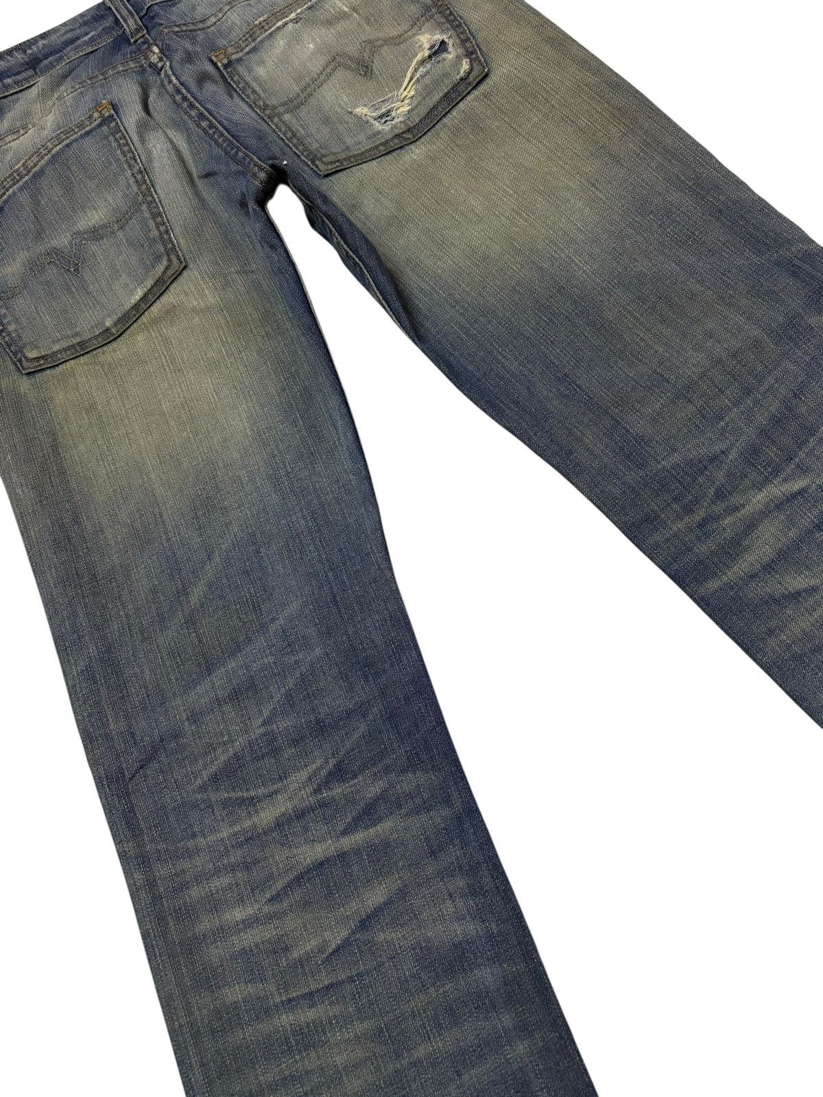 Japanese Brand Vtg Bobson Japan Mud Washed Distressed Jeans Size US 28 / EU 44 - 6 Thumbnail