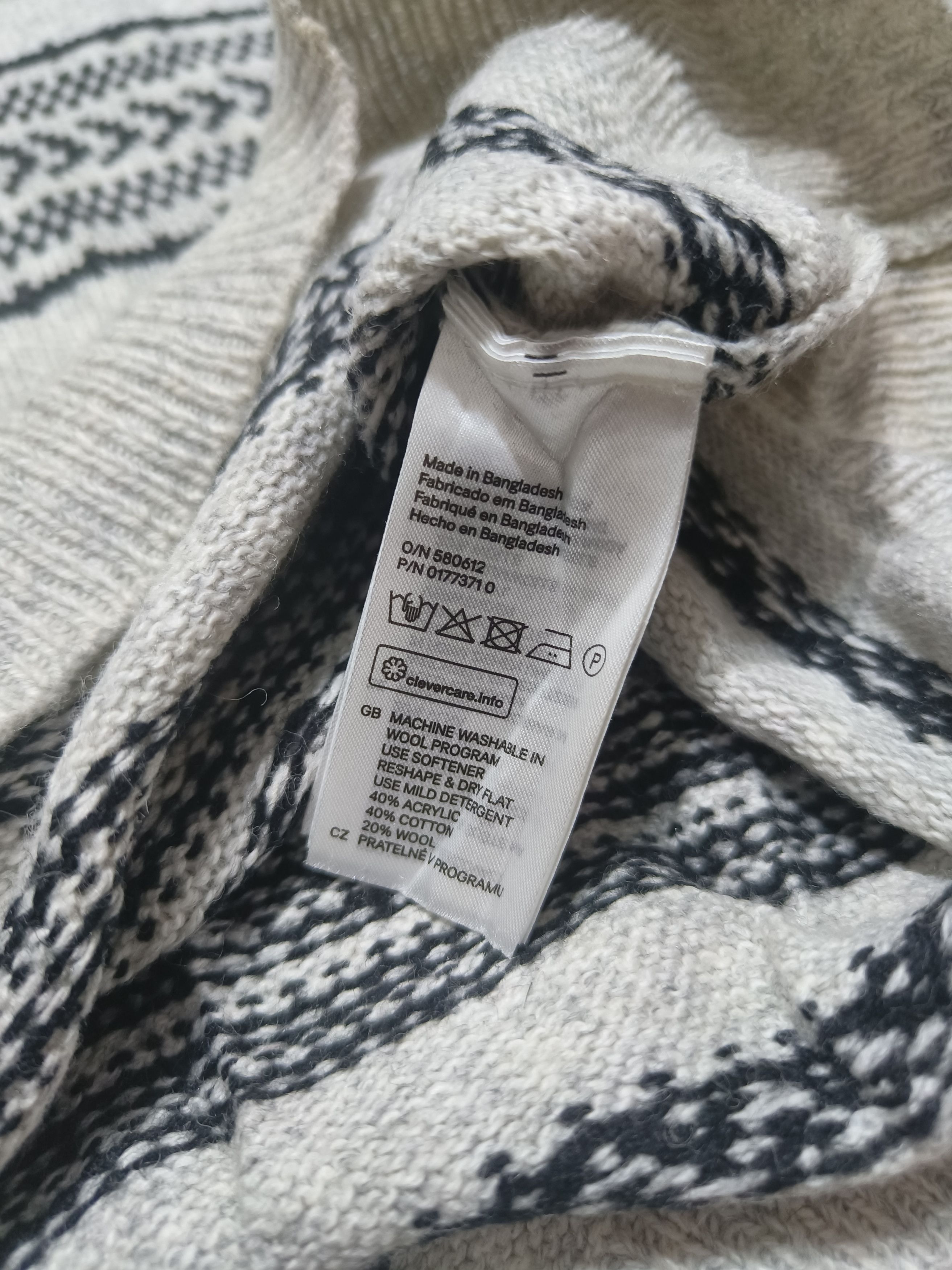 H&M Vintage H&M Ethnic Motifs Pattern Knit Sweater Size US M / EU 48-50 / 2 - 8 Thumbnail