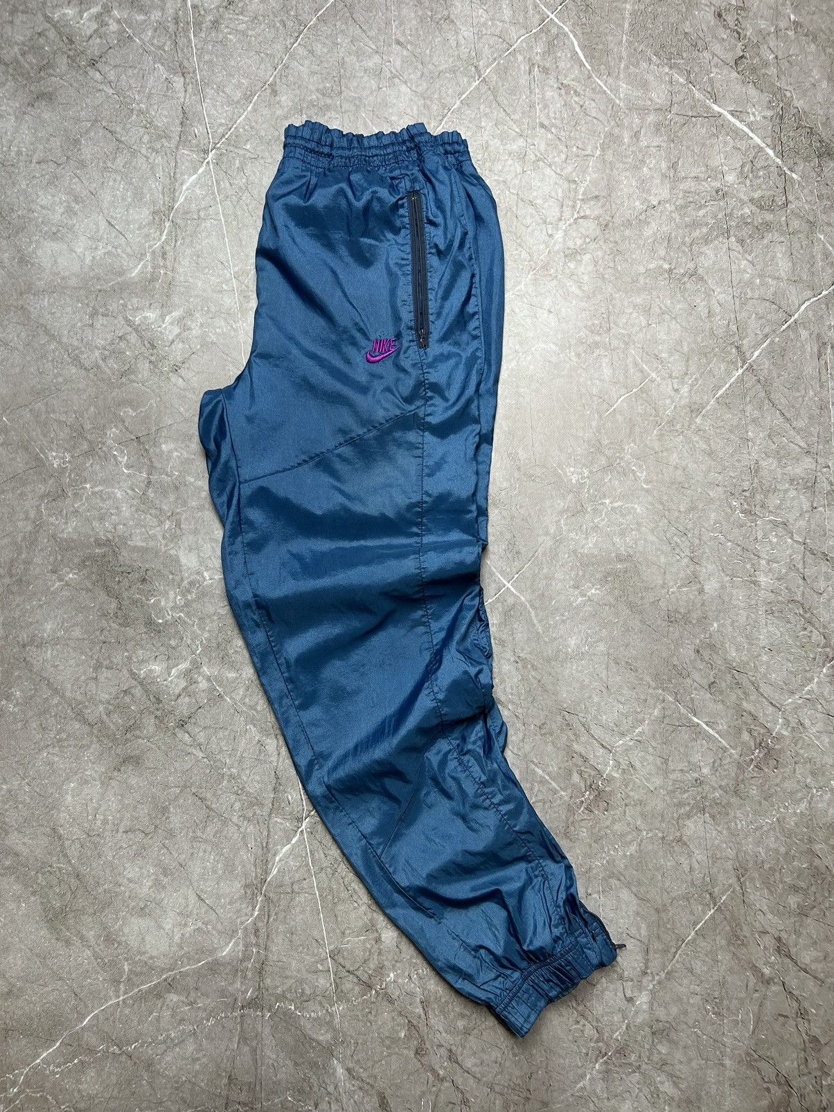 Vintage Nike Vintage Track Pants Parachute Baggy Nylon Drill Y2K 90s Size US 32 / EU 48 - 3 Thumbnail