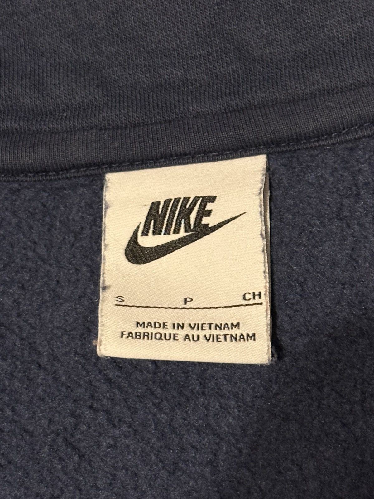 Nike Vintage Y2K Nike Full Zip Up Sweatshirt Blue Small Size US S / EU 44-46 / 1 - 8 Thumbnail
