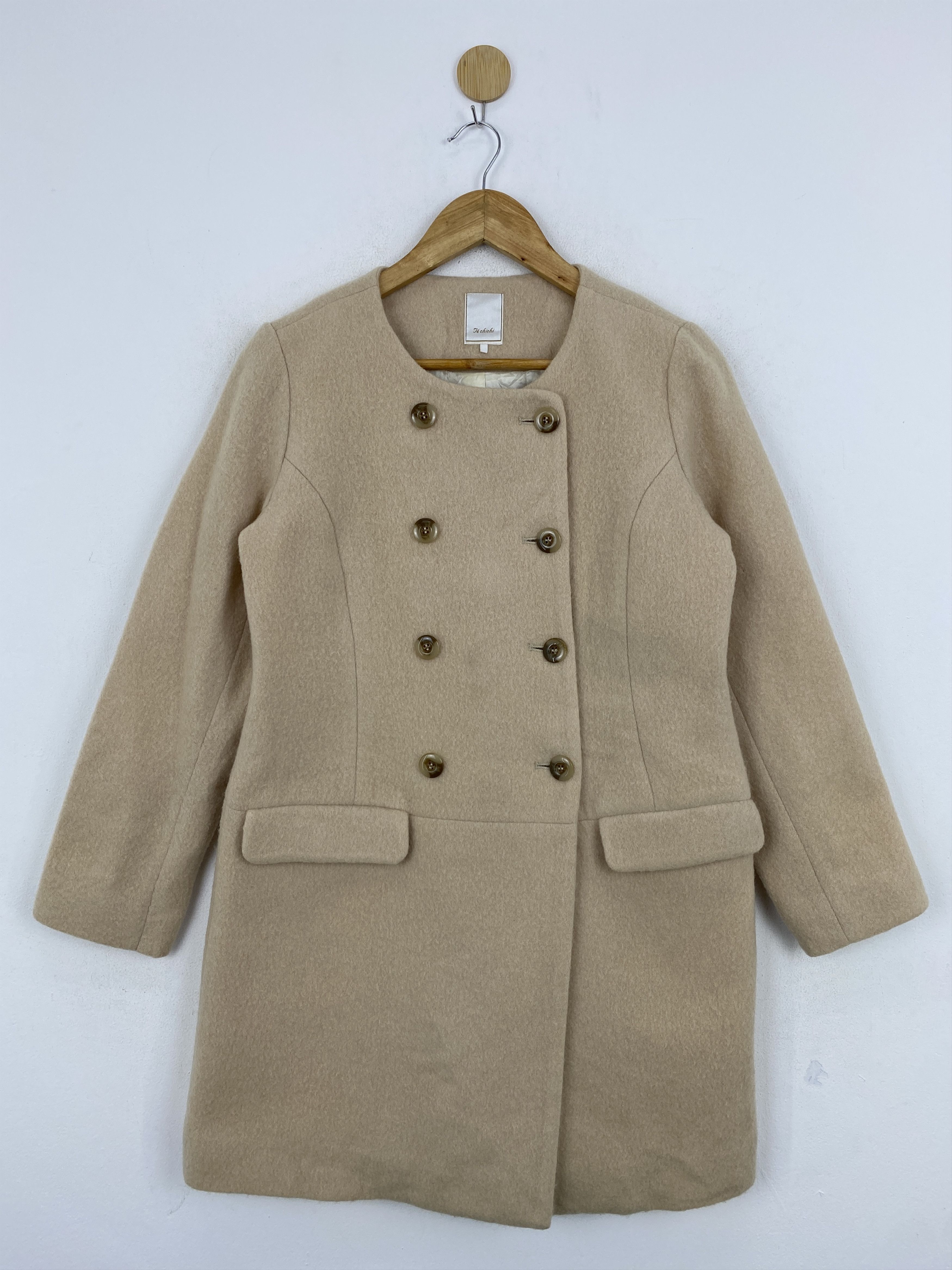 If Six Was Nine Vintage Japanese Double Breasted O-neck Women Coat JA0070 Size S / US 4 / IT 40 - 1 Thumbnail
