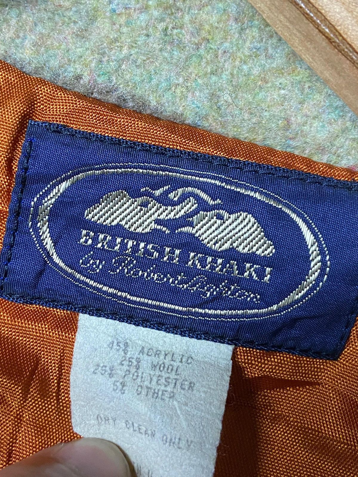 Japanese Brand British Khaki by Robert Aghton Patterned Wool Jacket (167) Size US S / EU 44-46 / 1 - 7 Thumbnail