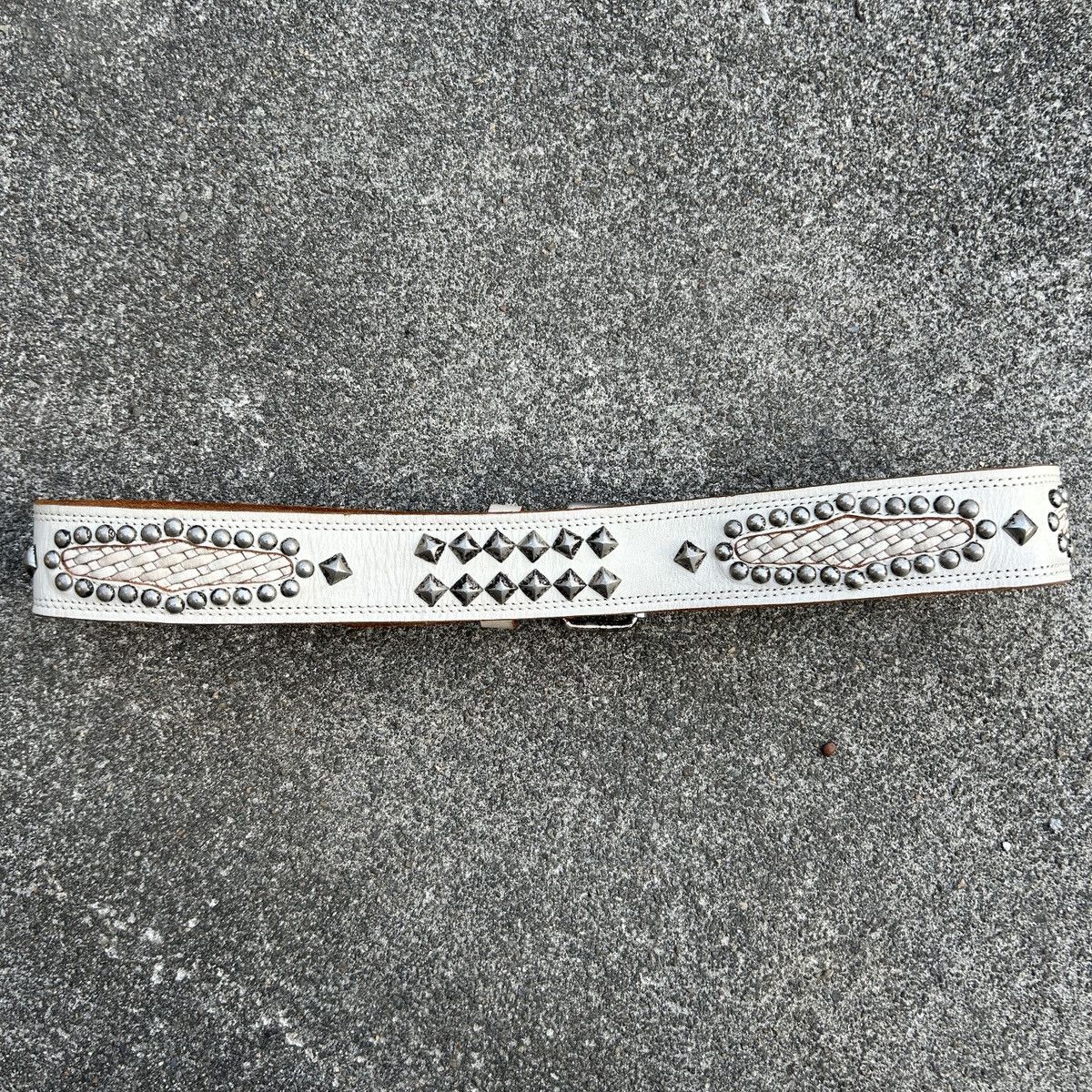 Vintage Vintage studded leather belt (Kapital Style) Size ONE SIZE - 2 Thumbnail