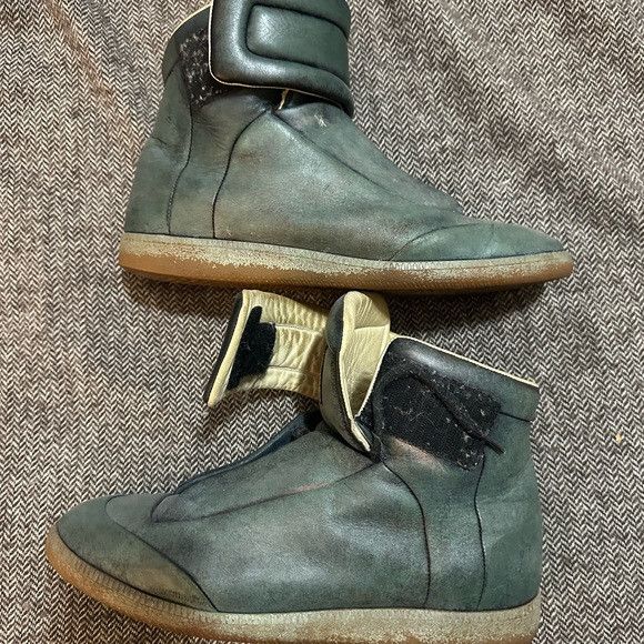 Maison Margiela Future Green 12 45 Leather High Tops