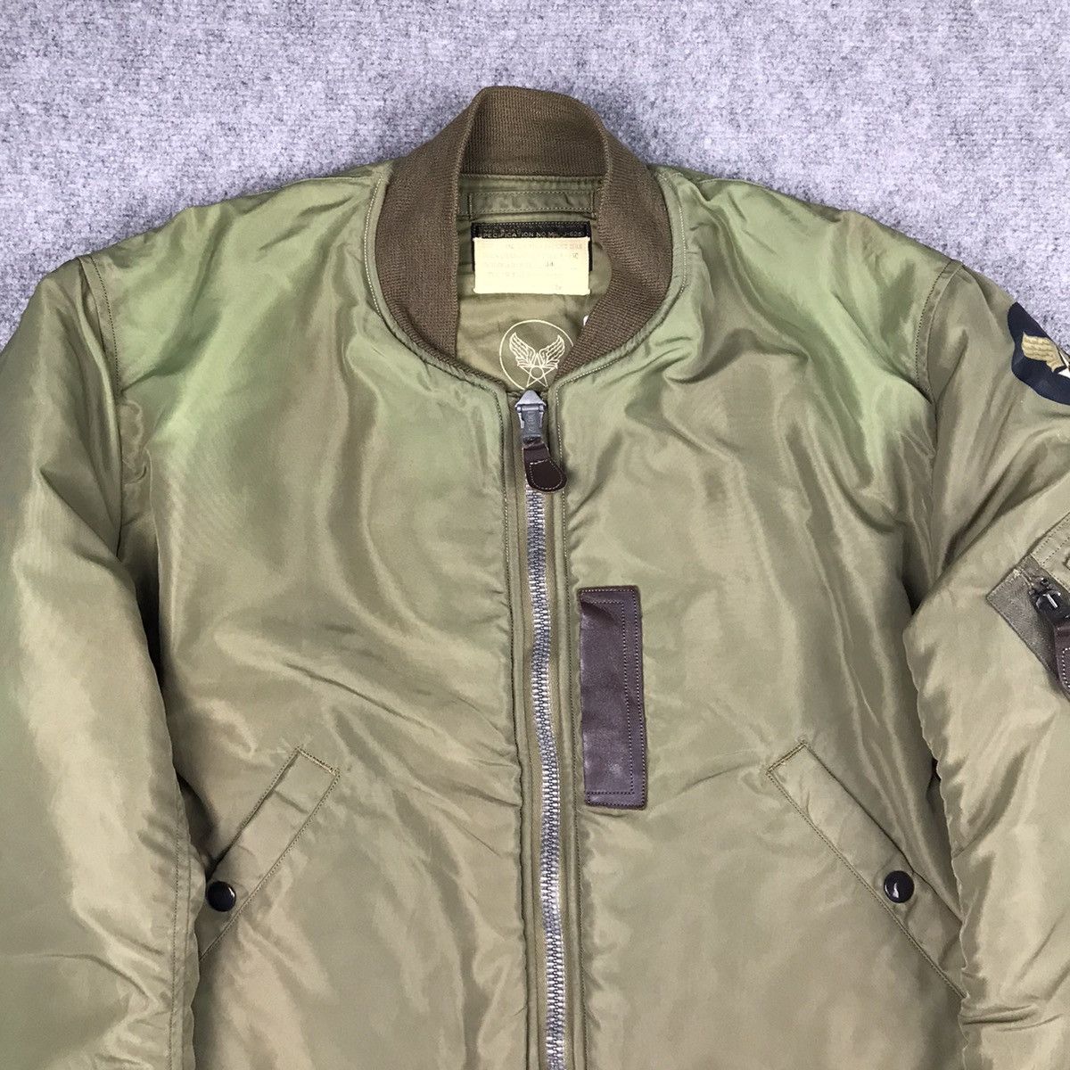 Toyo Enterprises VTG🔥US AIR FORCE BOMBER TOYO ENTERPRISES FADED JACKET 143 Size US M / EU 48-50 / 2 - 3 Thumbnail