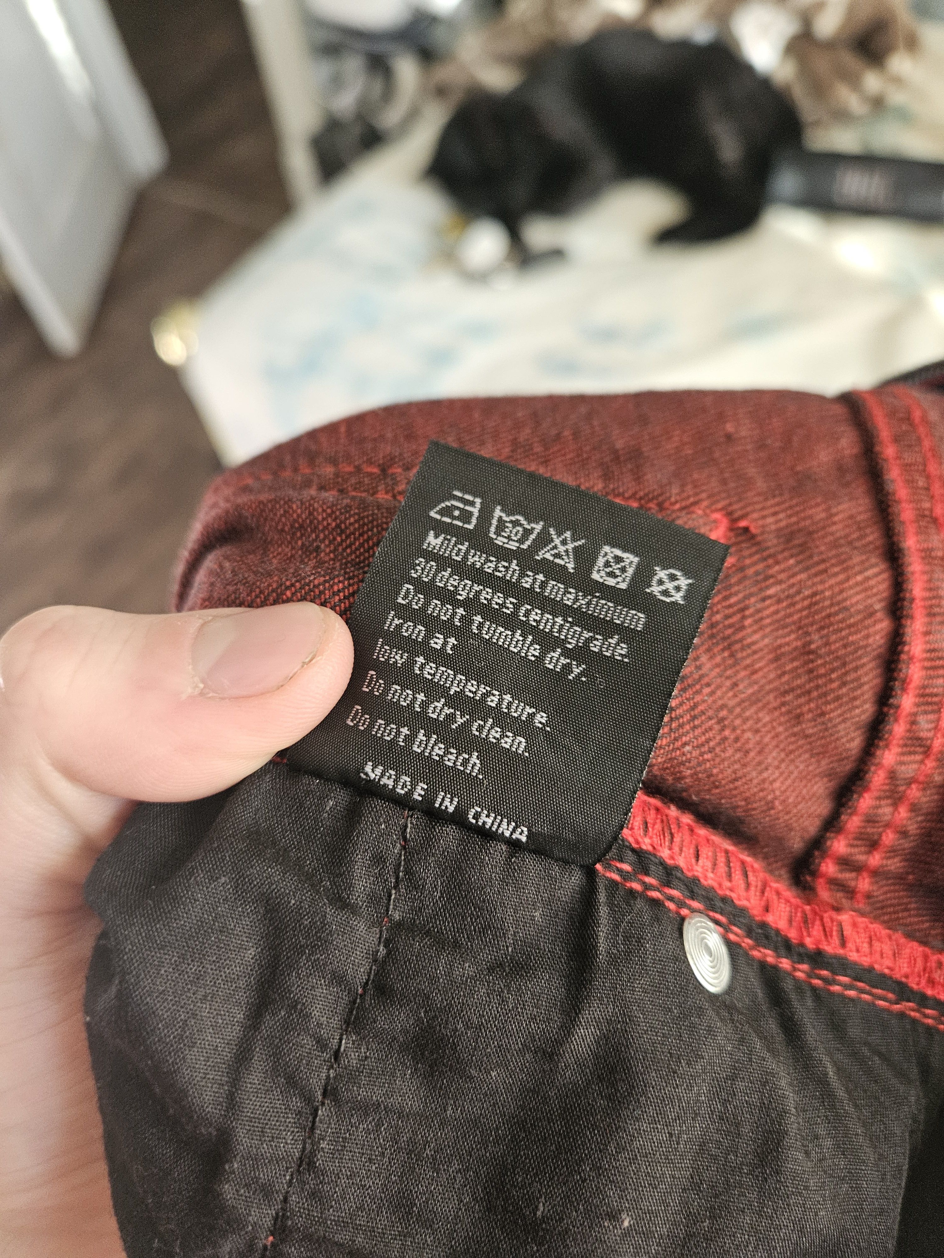 Who Decides War Who Decides War Mrdr Brvdo Crimson Fusion Denim Jeans Size US 30 / EU 46 - 13 Thumbnail