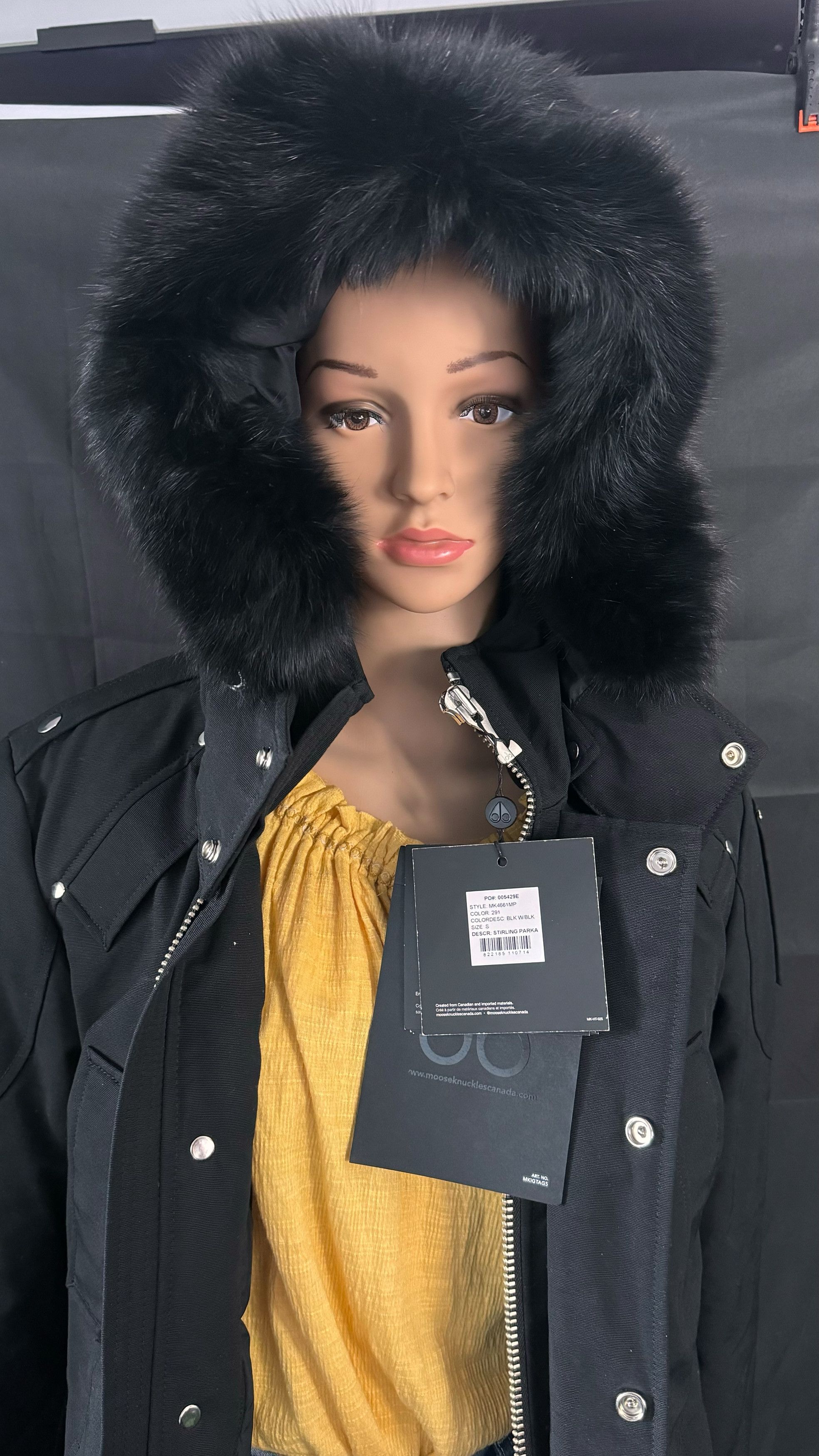 Moose Knuckles BRAND NEW Mooseknuckles WINTER COAT (Stirling Parka) Size S / US 4 / IT 40 - 2 Thumbnail