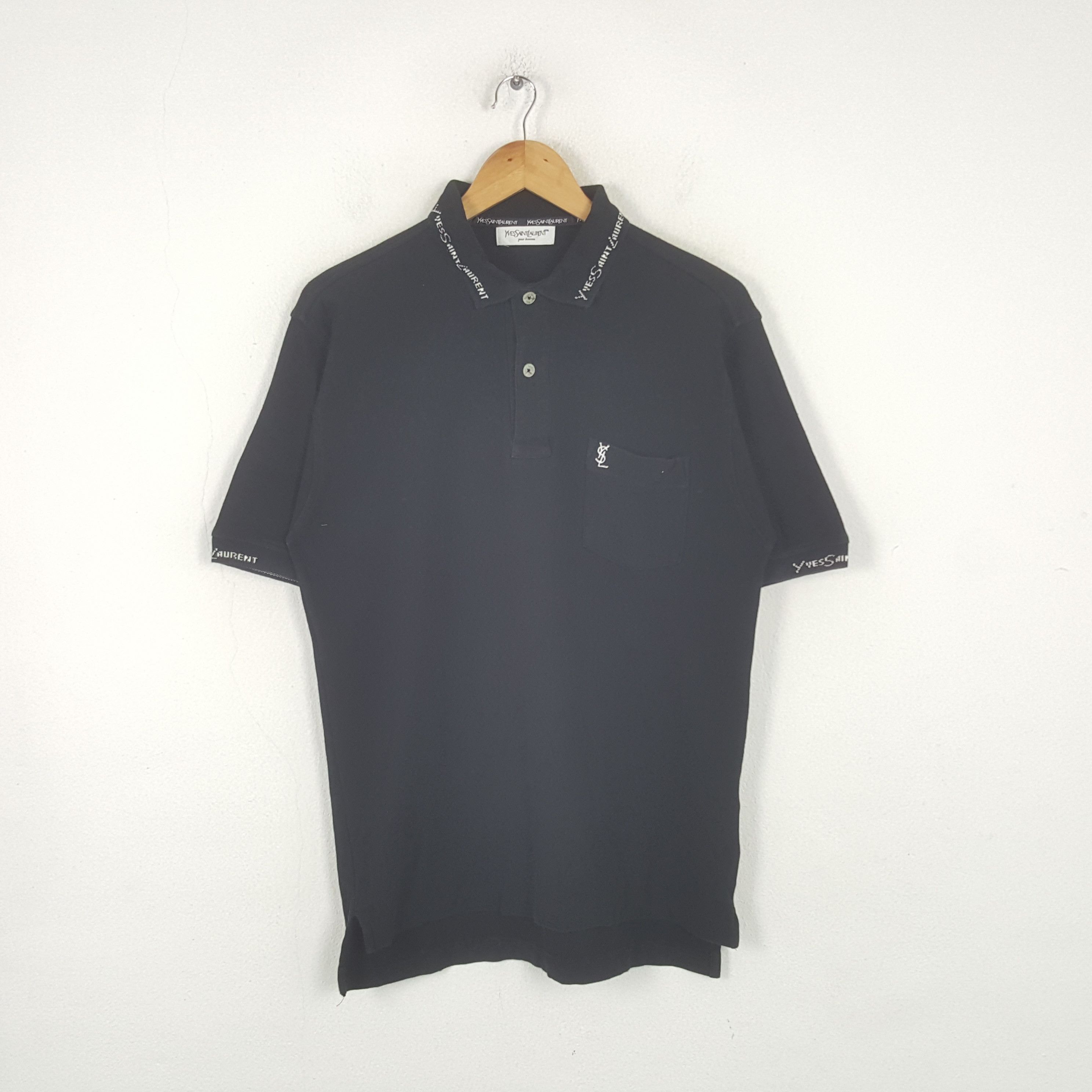 Yves Saint Laurent Vintage Yves Saint Laurent Designer Brand Polos C294N7 Size US M / EU 48-50 / 2 - 1 Thumbnail