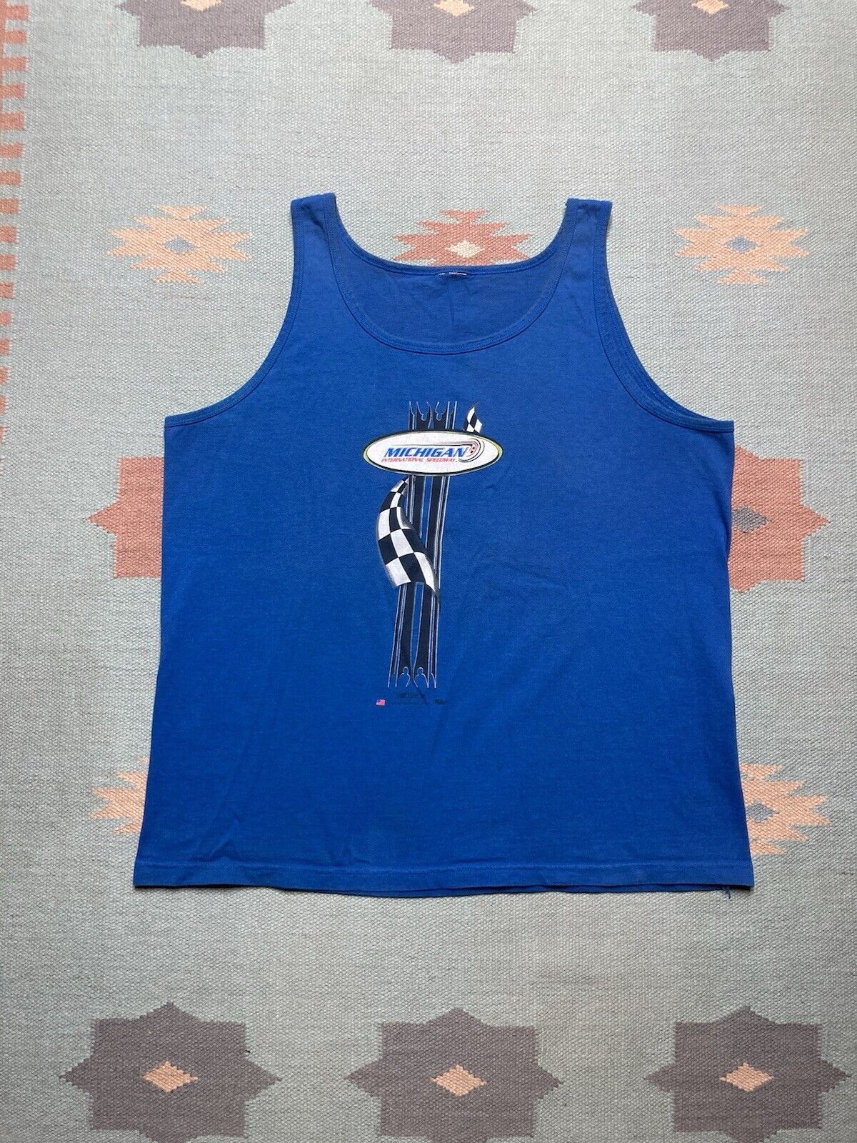 NASCAR × Vintage tank top graphic t shirt Sirius radio Michigan speedway XL Size US XL / EU 56 / 4 - 1 Thumbnail
