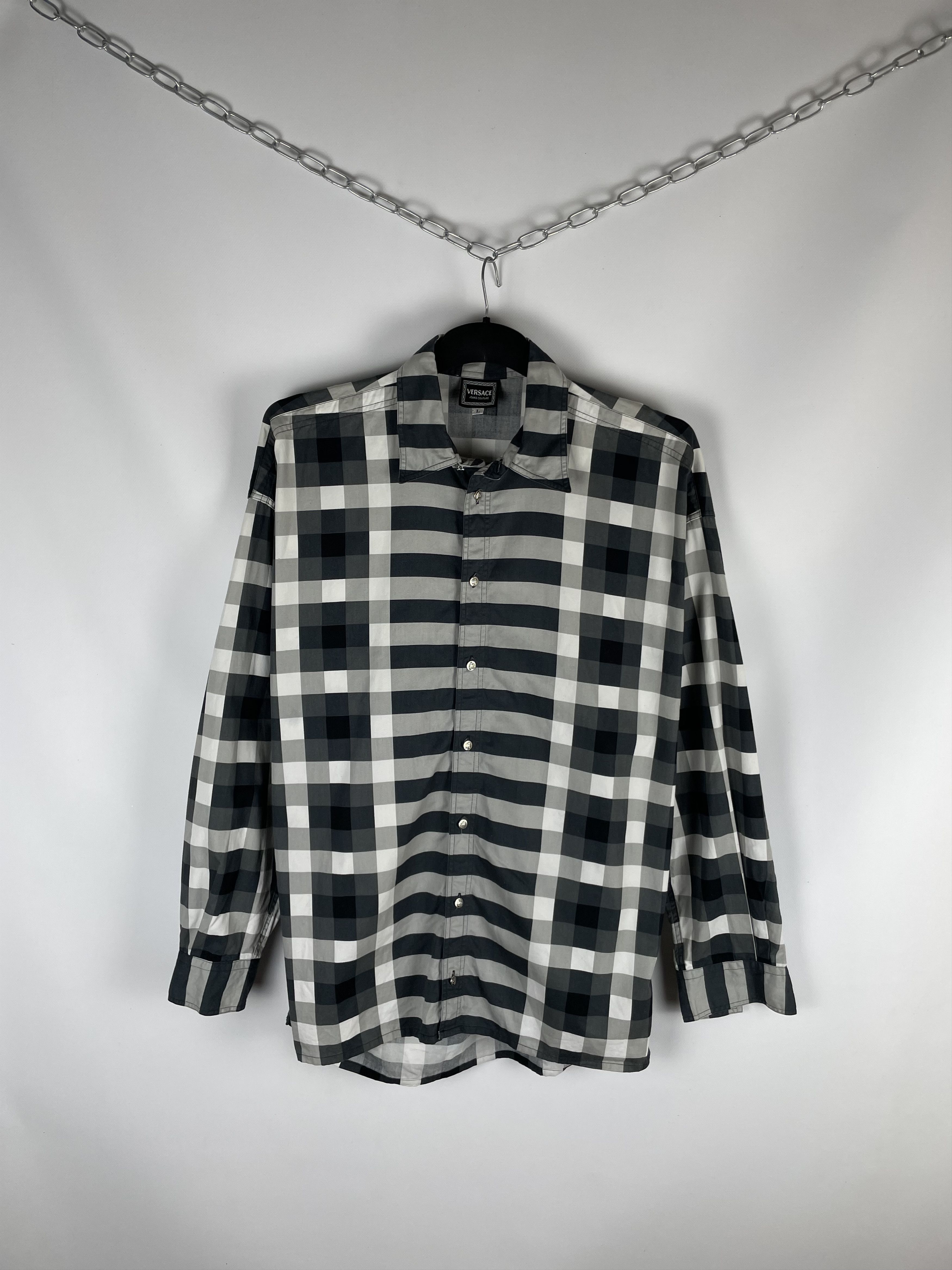 Versace Vintage Versace Shirt Button up Size US L / EU 52-54 / 3 - 1 Thumbnail