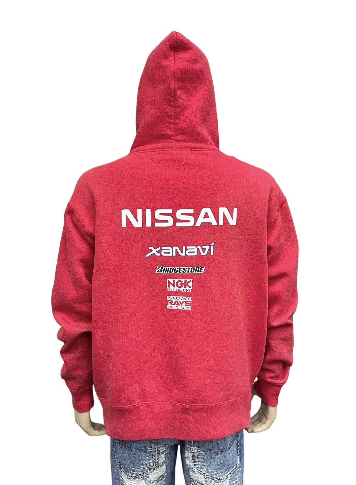 Nissan 🔥 NISSAN NISMO RACING XANAVI RAYS ENGINEERING Zipper Hoodie Size US L / EU 52-54 / 3 - 2 Thumbnail