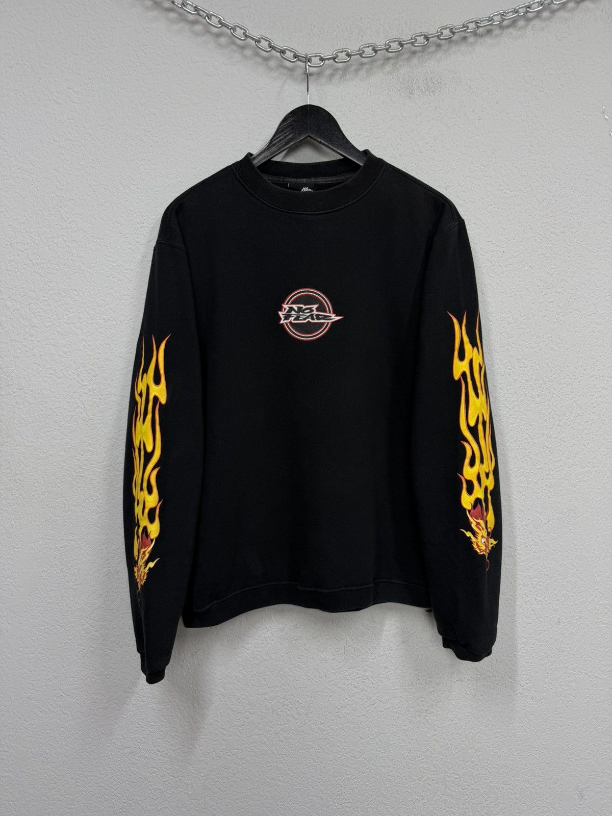 No Fear Vintage No Fear Dragon Fire Flame Sweatshirt Y2K Skateboard Size US S / EU 44-46 / 1 - 1 Thumbnail