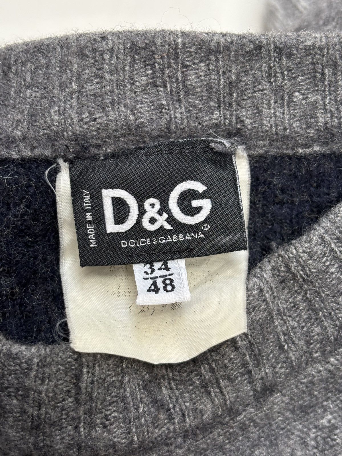 Dolce & Gabbana 2000s Panel Knit Sweater Size US M / EU 48-50 / 2 - 5 Thumbnail