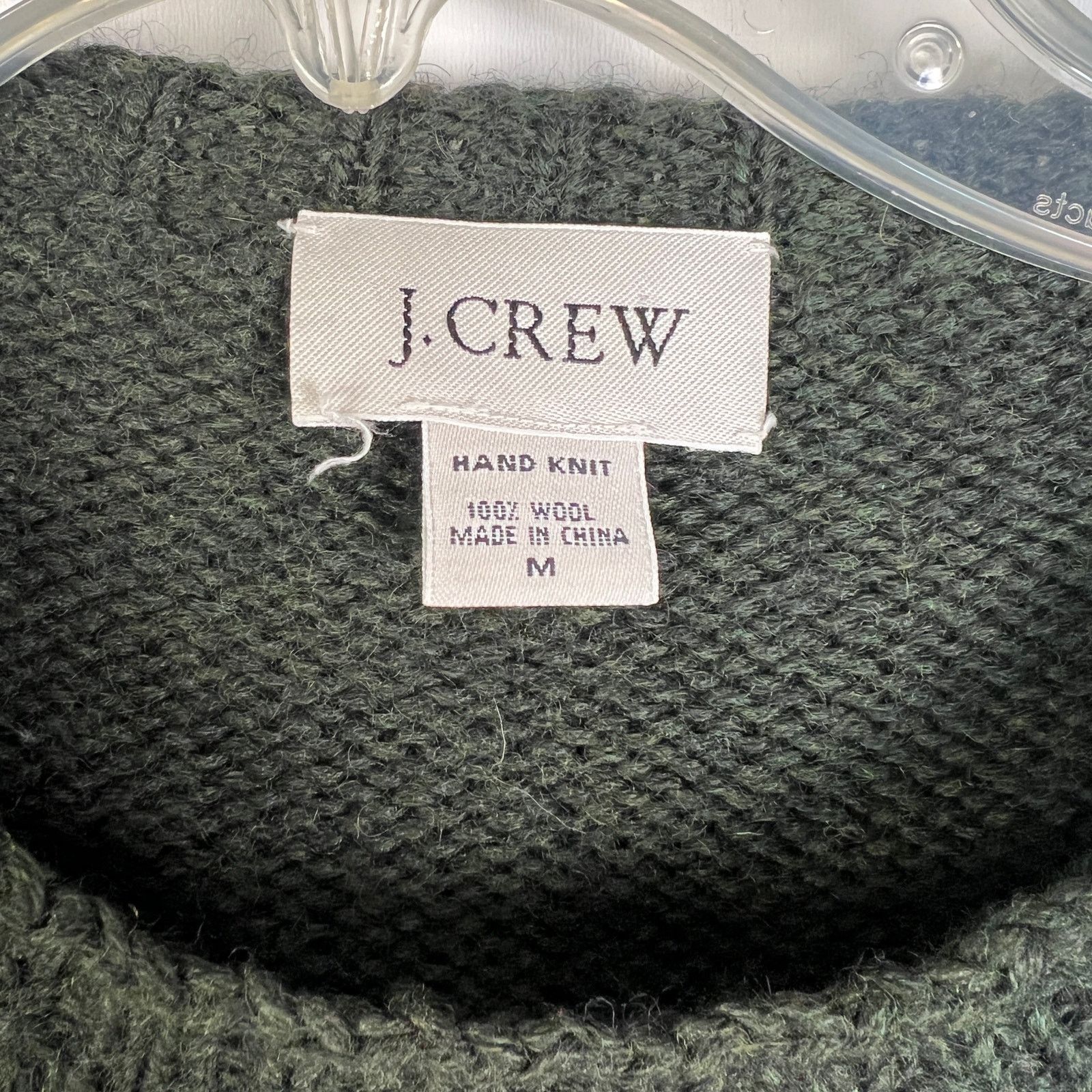 J.Crew Vintage J. Crew Chunky Wool Sweater Crewneck Green Size US M / EU 48-50 / 2 - 3 Thumbnail