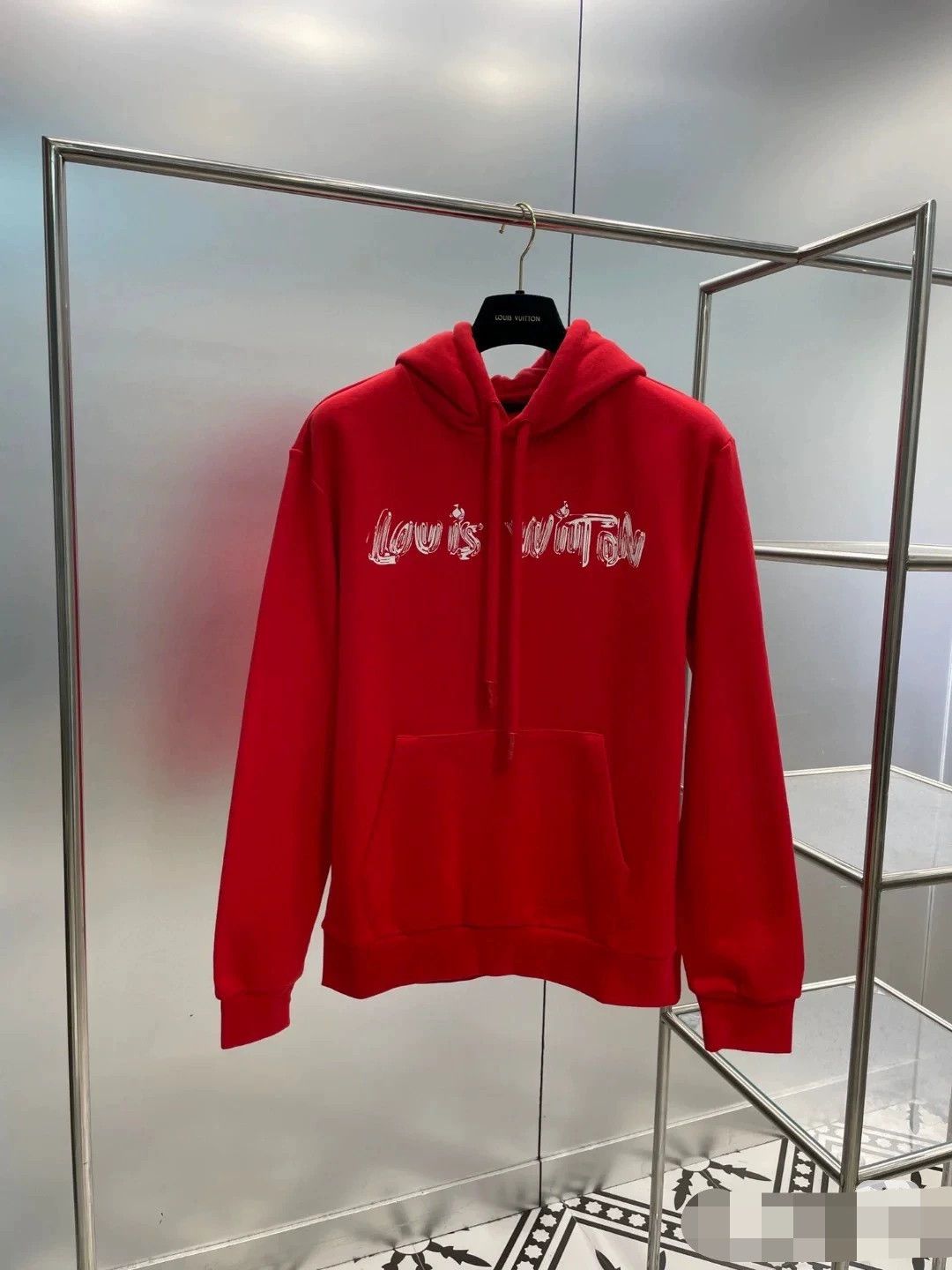Louis Vuitton louis vuitton red hoodie for autumn winter Size US XL / EU 56 / 4 - 1 Thumbnail
