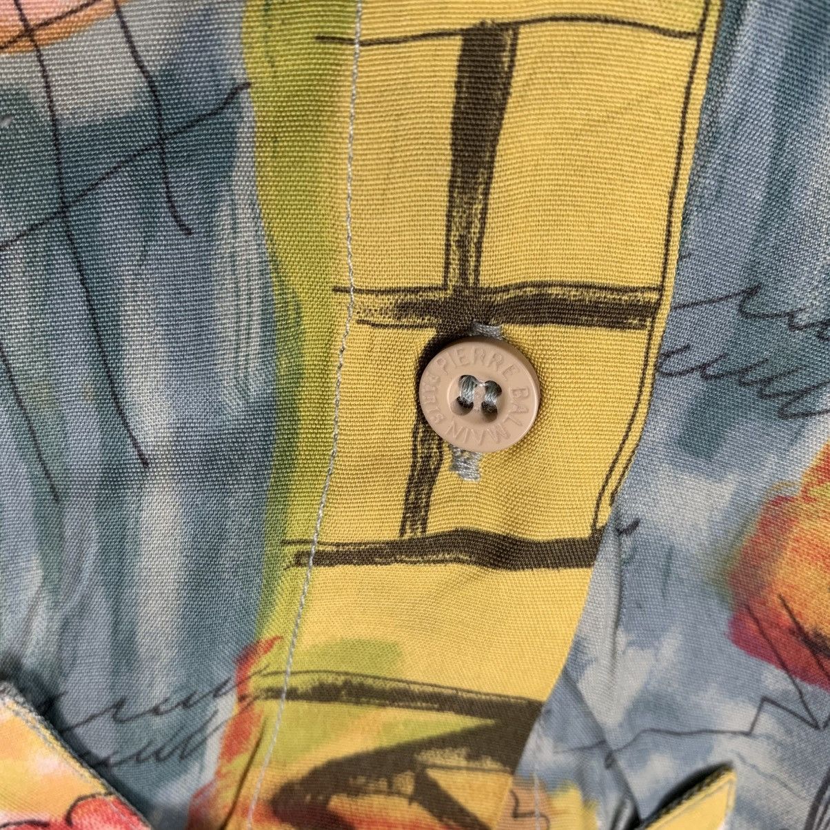 Vintage PIERRE BALMAIN Vintage Shirt Pop Art / Abstract Art Size US L / EU 52-54 / 3 - 9 Thumbnail