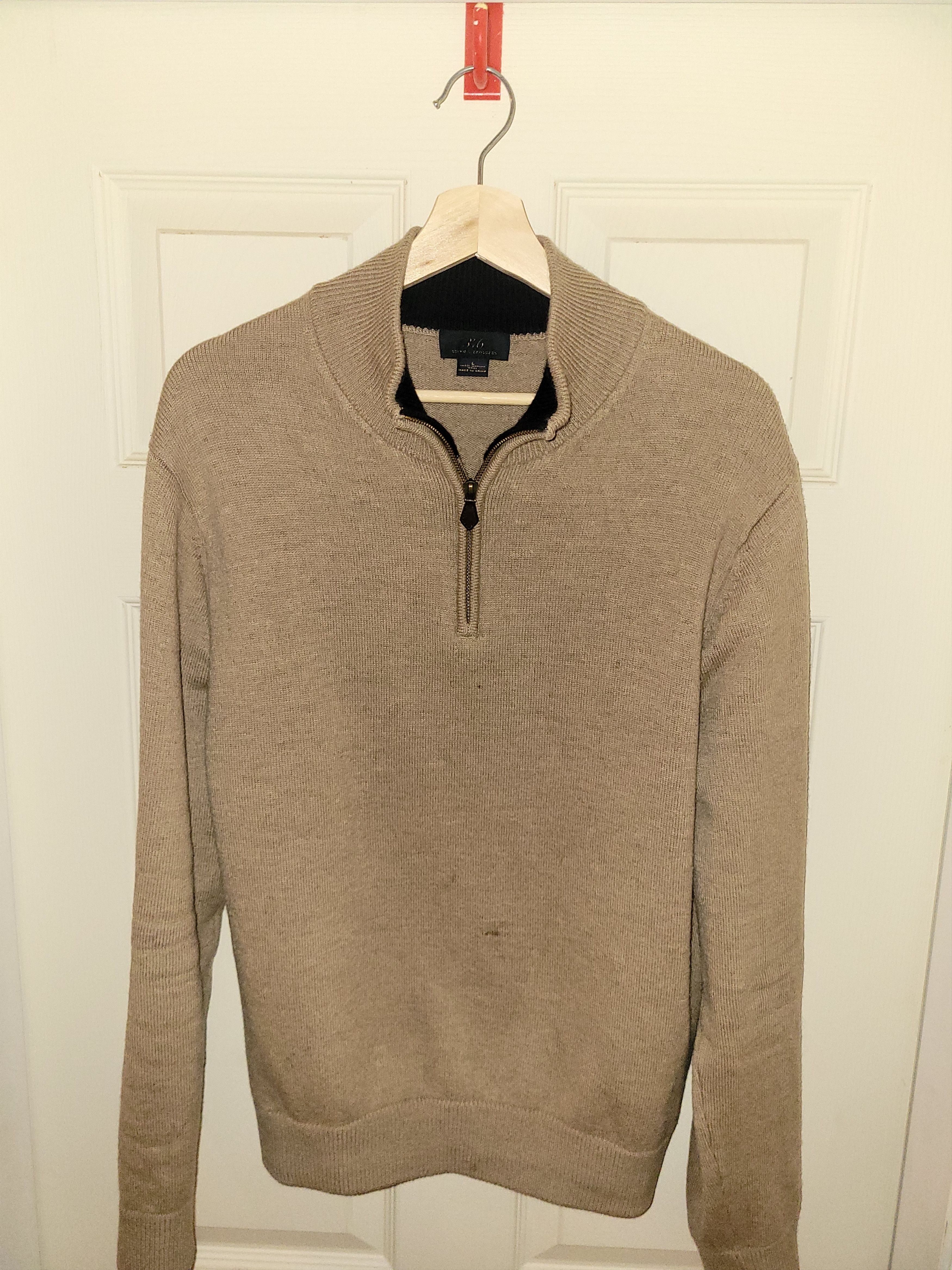 Brooks Brothers Brooks Brothers "346" 100% Merino Wool Quarter-Zip Size US L / EU 52-54 / 3 - 1 Thumbnail