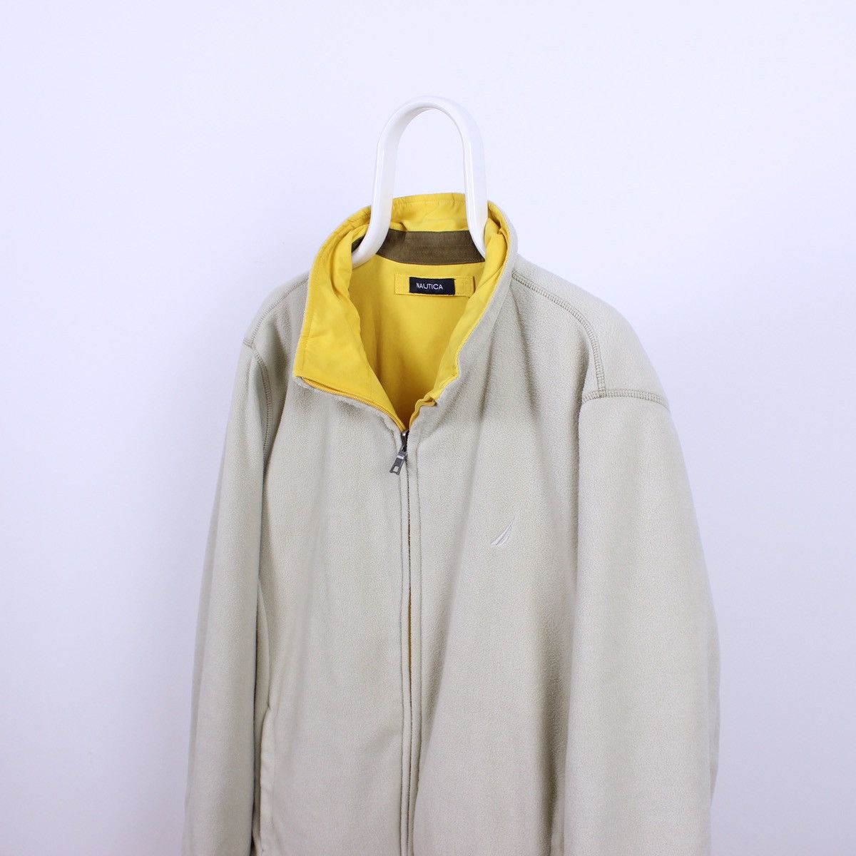 Nautica Vintage Nautica Reversible Fleece Jacket Size US L / EU 52-54 / 3 - 3 Thumbnail