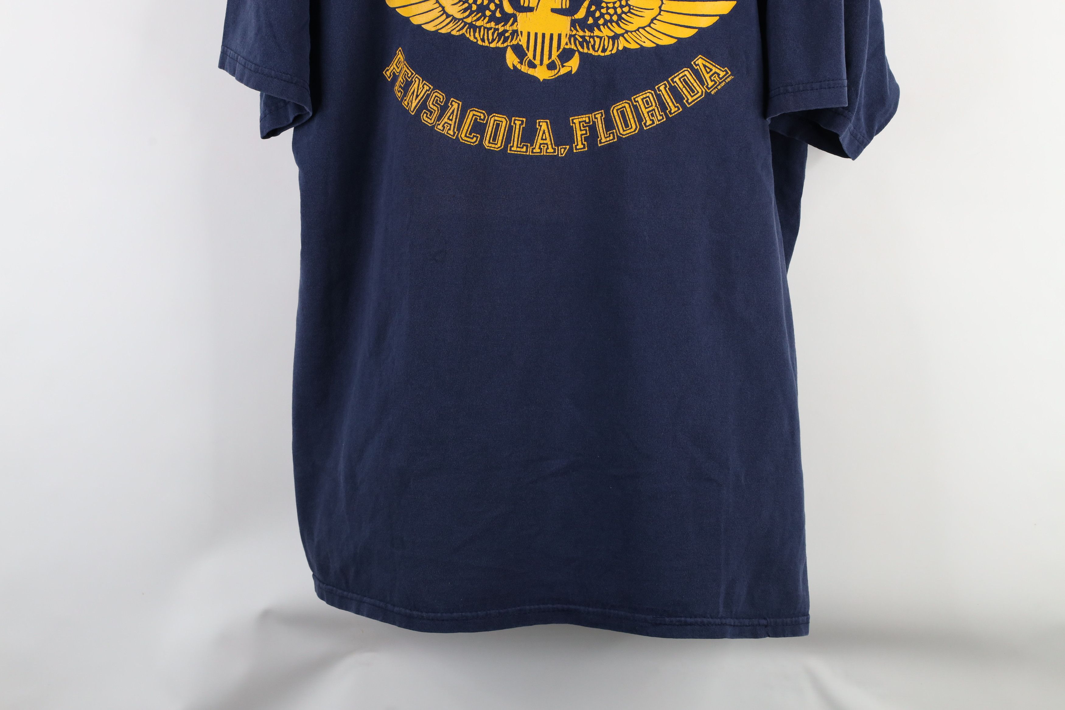 Vintage Vintage 90s Out Naval Aviation Pensacola Florida T-Shirt Size US XL / EU 56 / 4 - 3 Thumbnail