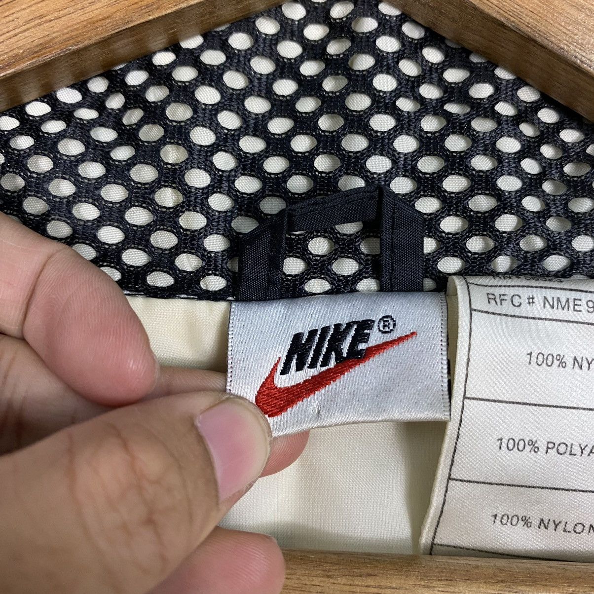 Nike 🔥VINTAGE BOMBER JACKET NIKE BIG SWOOSH Size US L / EU 52-54 / 3 - 19 Thumbnail
