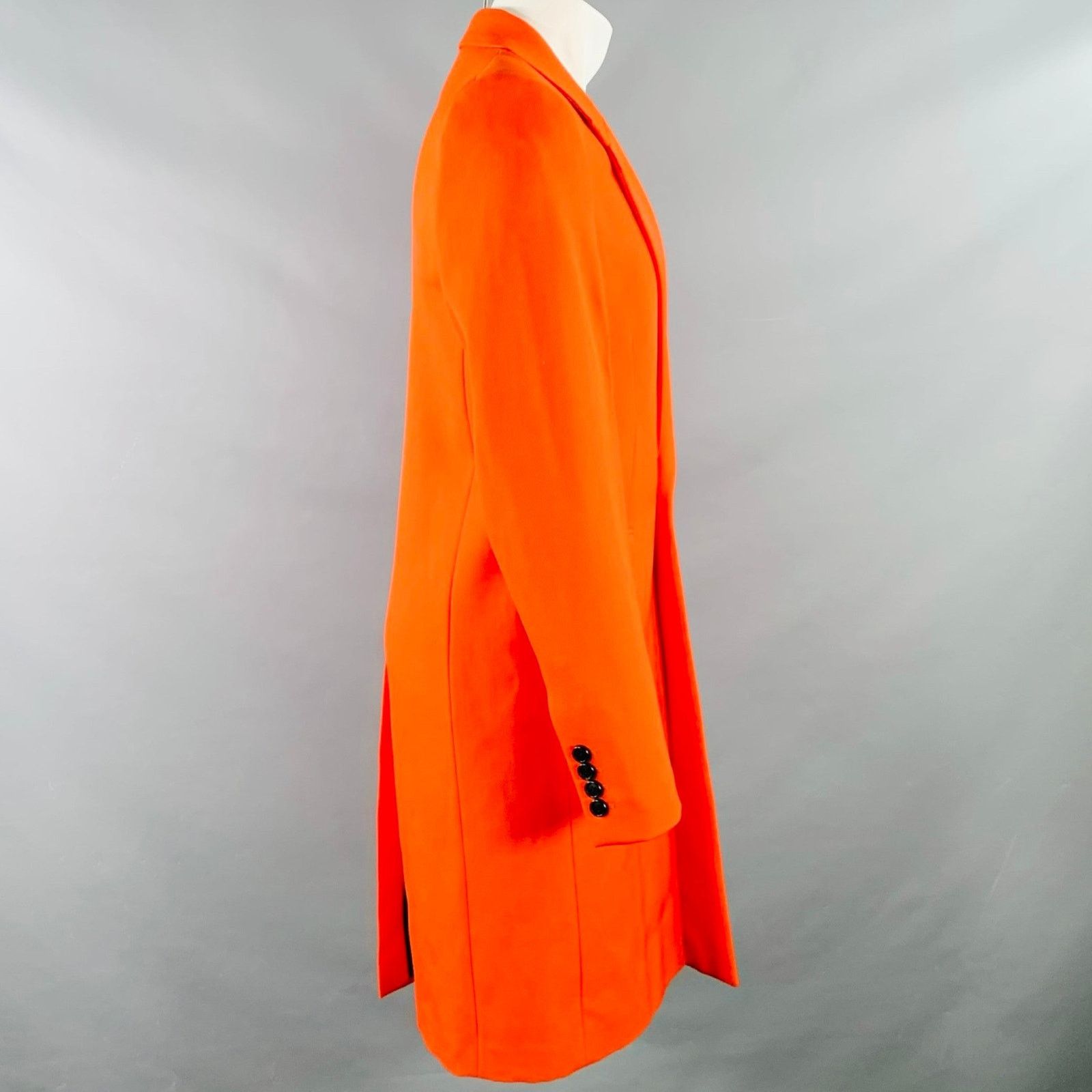 AMI Size 38 Orange Textured Twill Coat Size US M / EU 48-50 / 2 - 2 Thumbnail