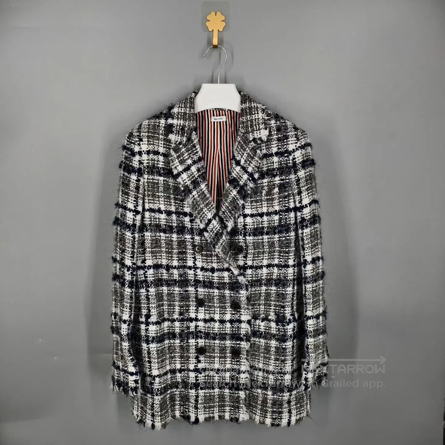 Thom Browne thom browne checked woven coat. Size US M / EU 48-50 / 2 - 1 Thumbnail