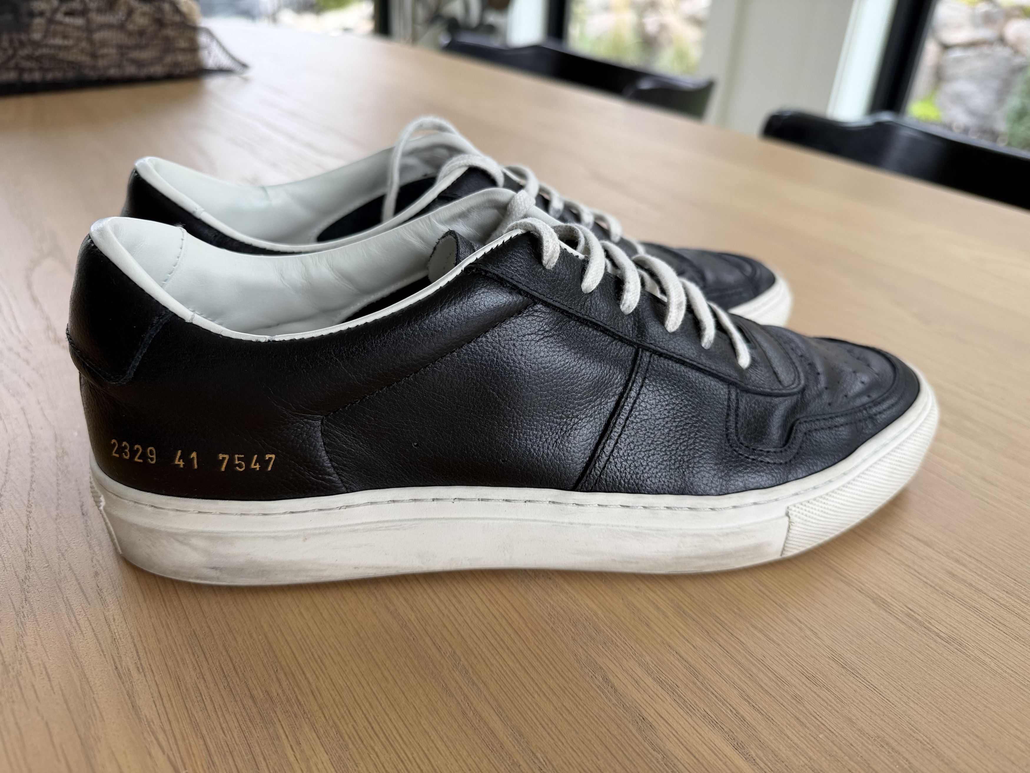 Common Projects Common Projects BBall Low – Black / White Sole – Size 41 Size US 8 / EU 41 - 2 Thumbnail