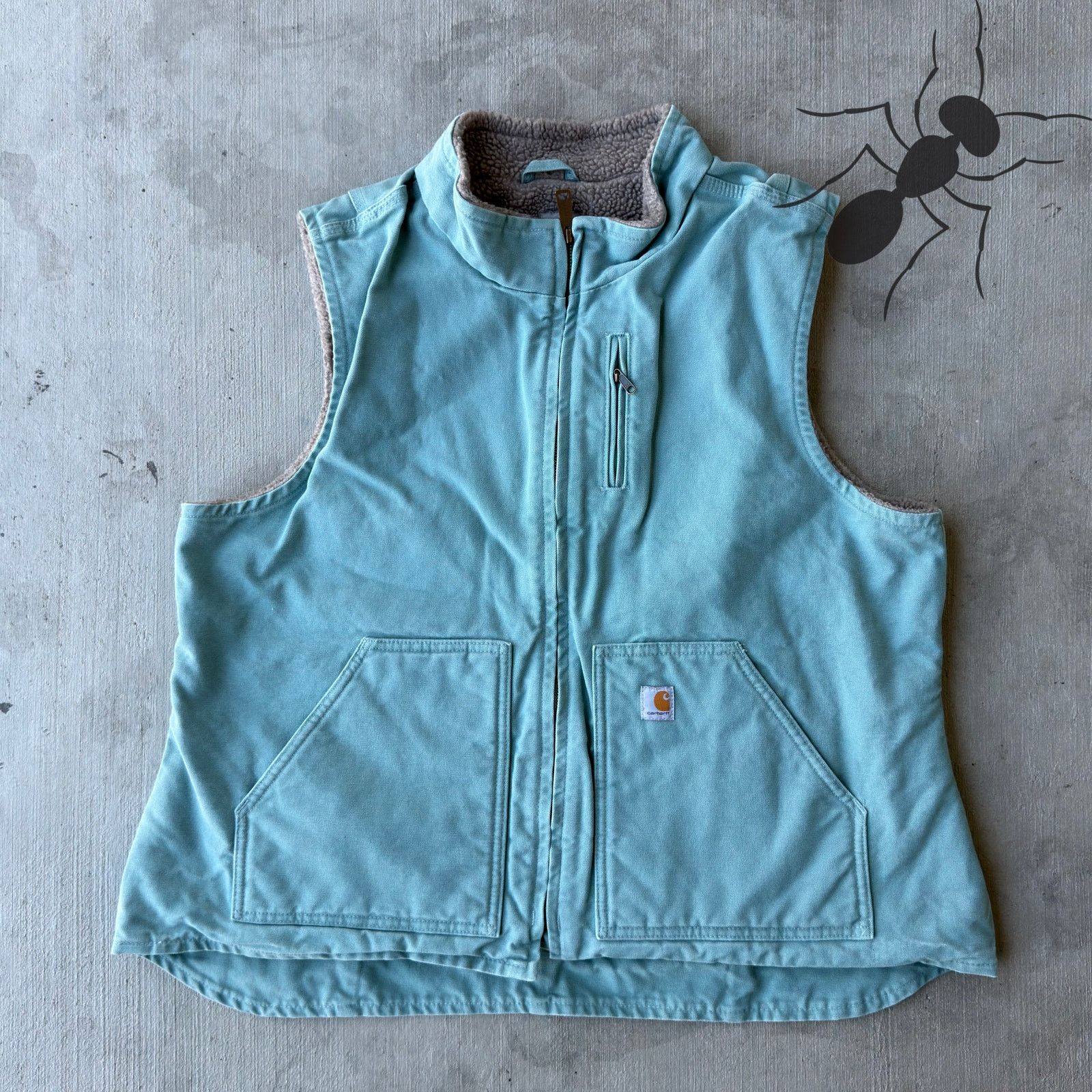 Carhartt × Vintage Carhartt light blue work wear jacket Size US L / EU 52-54 / 3 - 1 Thumbnail
