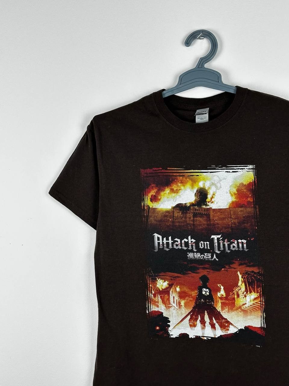 Anime × Japanese Brand × Vintage Anime Attack On Titan Eren Jaeger Yeager T-shirt Y2K Size US M / EU 48-50 / 2 - 3 Thumbnail